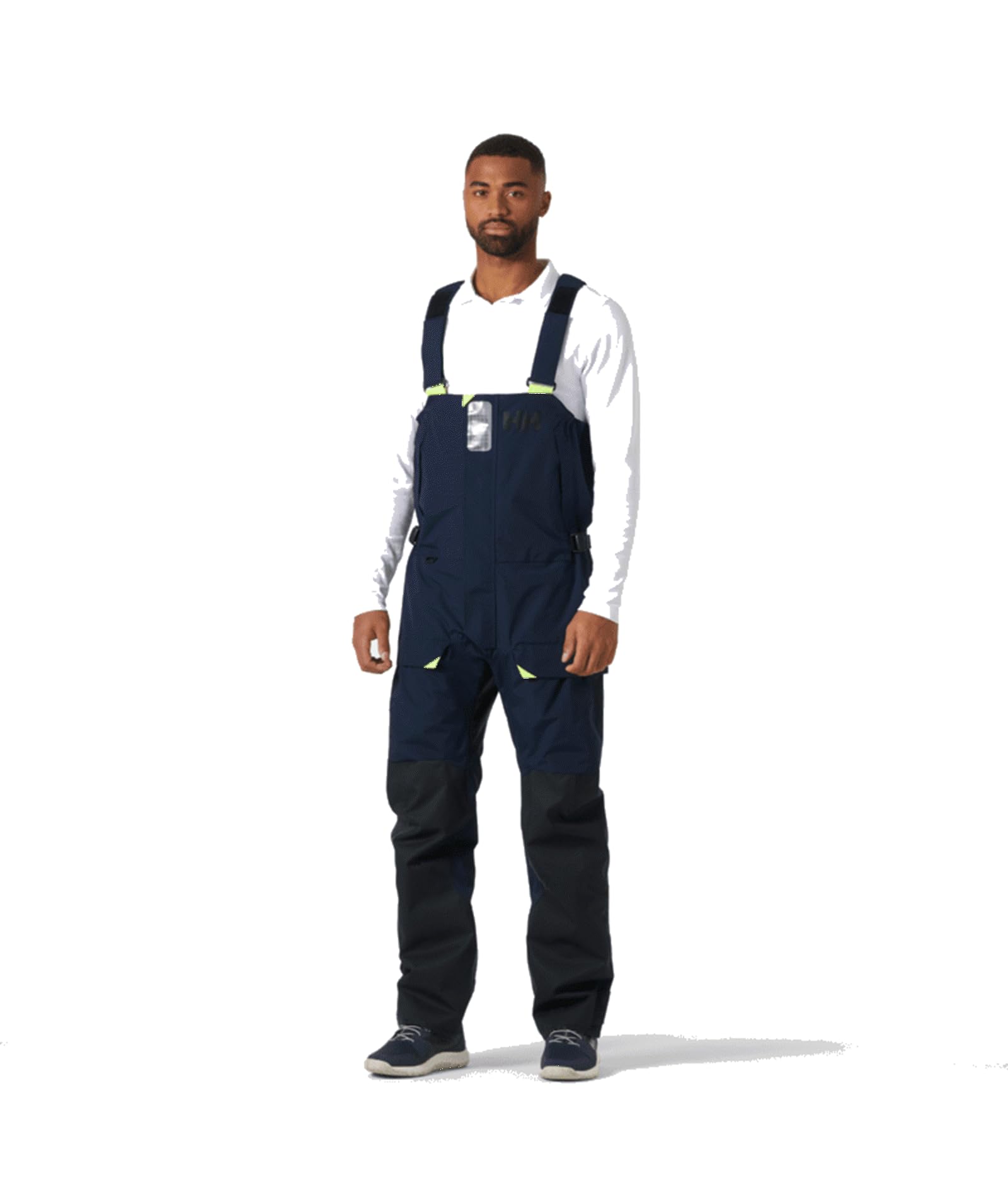 Helly Hansen Skagen Offshore Sailing Bib Overalls for Men - Windproof Waterproof Breathable Workwear with Reinforced Seat & Knees - Ideal for Sailing, Fishing & Outdoor Adventures