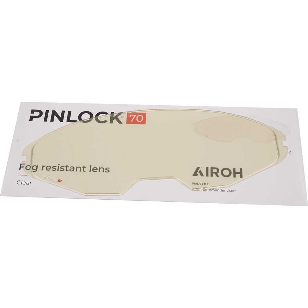 Airoh Pinlock Original Anti-Fog Visor Insert for Airoh Commander Helmet - Motorcycle Riding Gear for Foggy & Cold Weather Protection