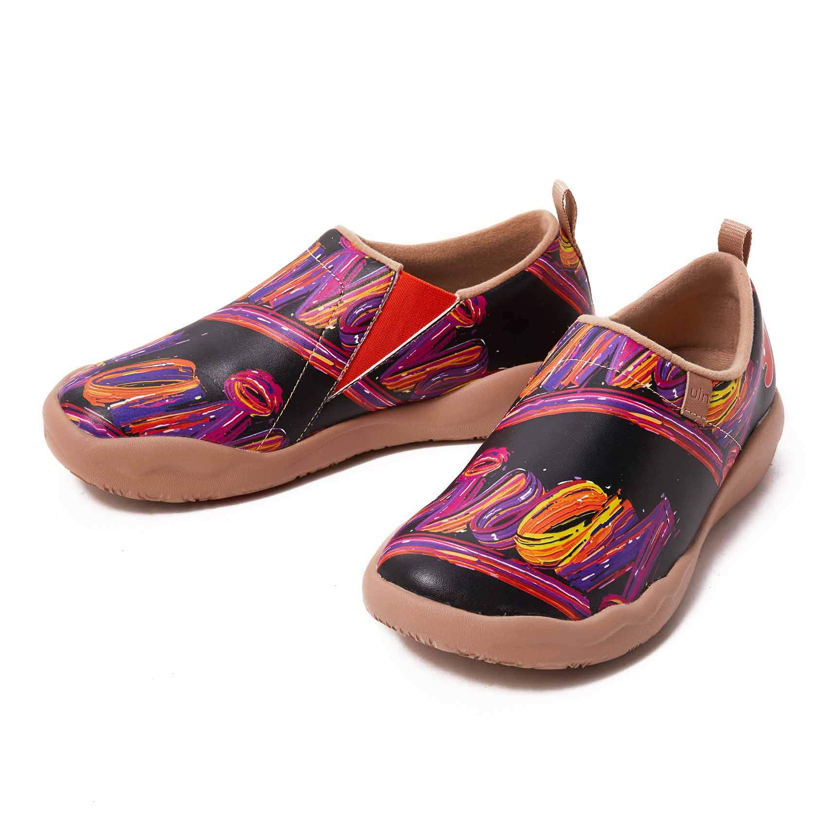 UIN Women's Slip-On Walking Shoes - Lightweight Travel Loafers with Microfiber Comfort for Casual Wear | Perfect for Travel, Work & Everyday Fashion Sneakers