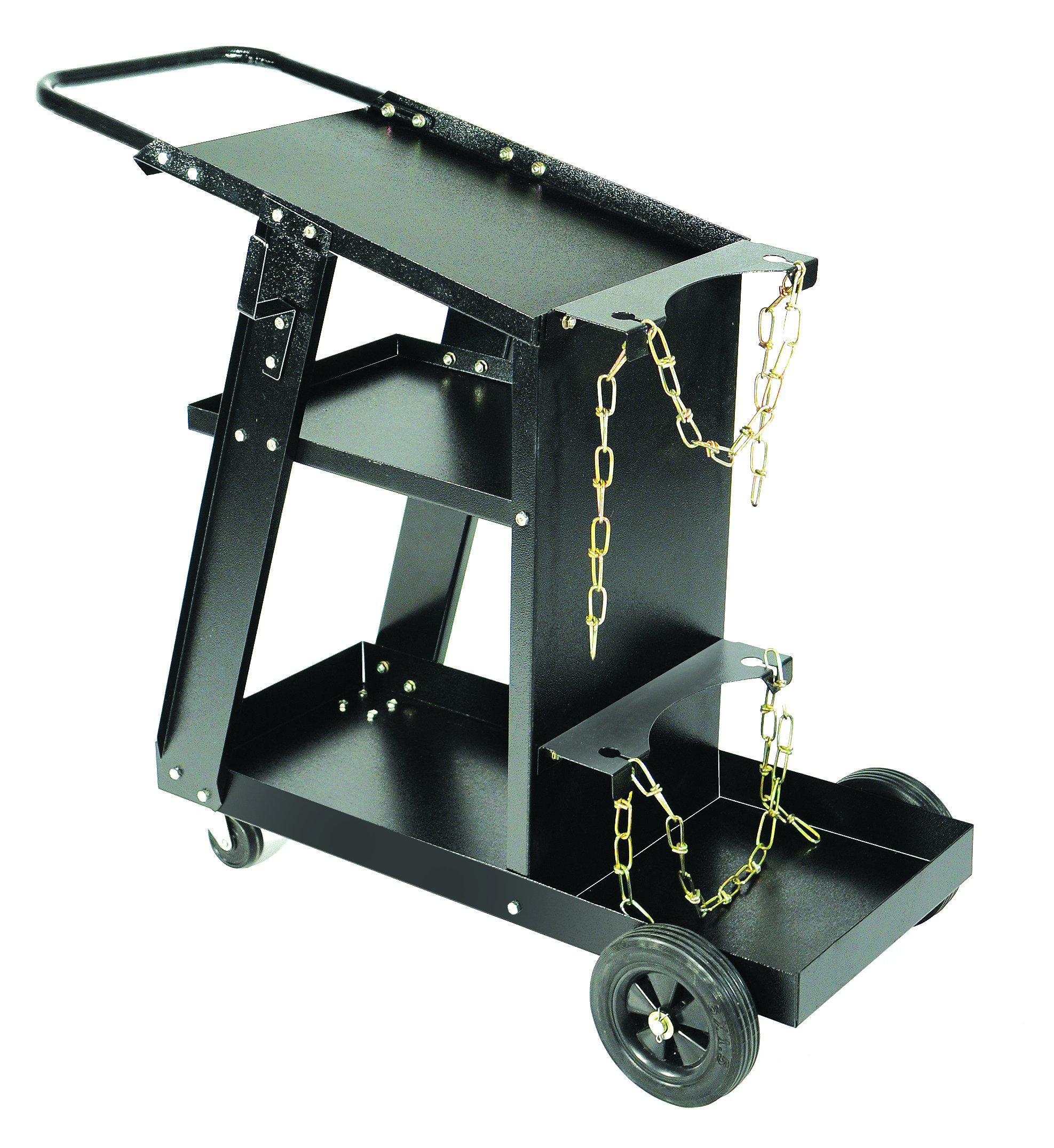 Hot Max WC100 Heavy Duty Welding & Plasma Cutter Cart - Portable Workstation for Metal Fabrication, DIY Projects & Industrial Use