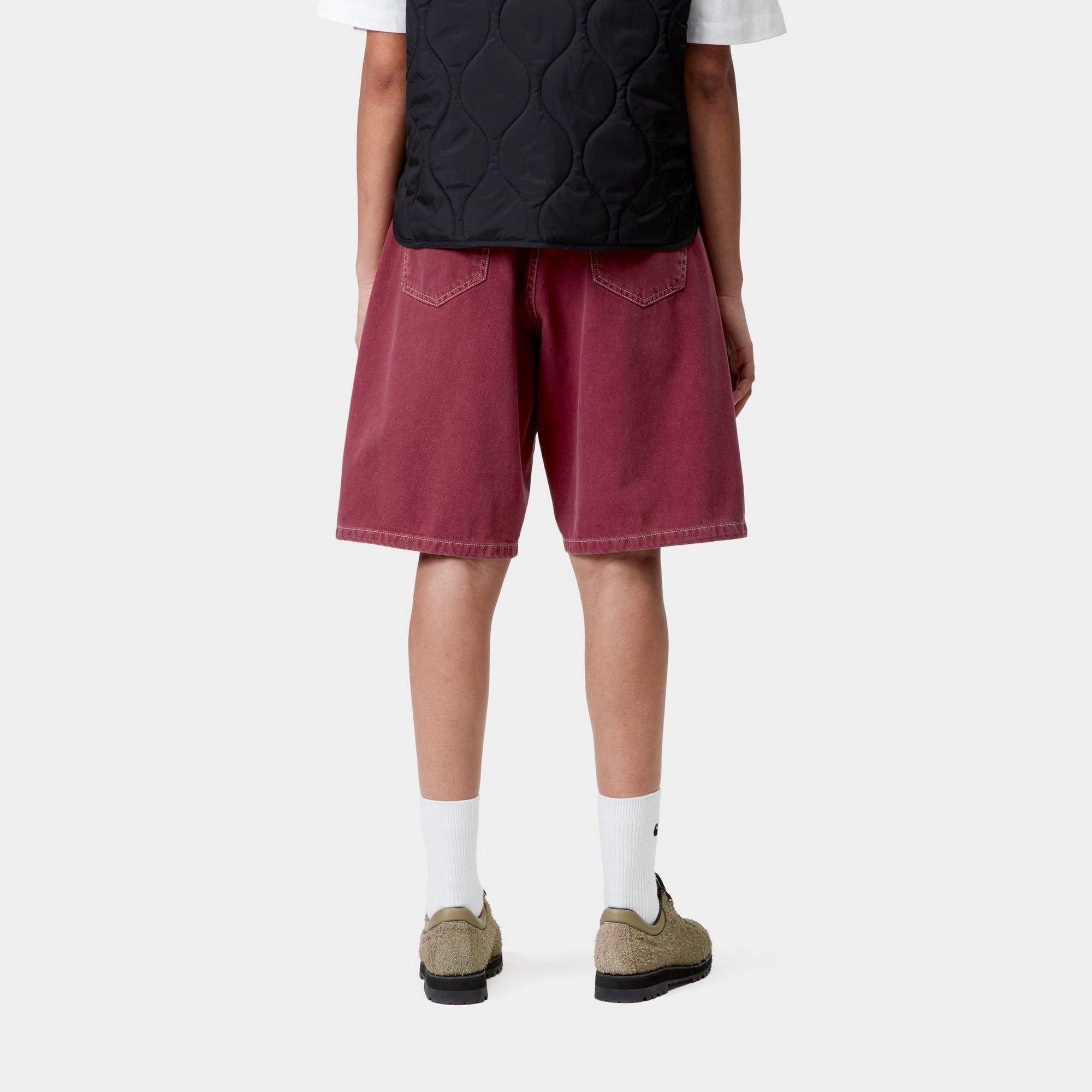 Women's Brandon Twill Shorts in Mulberry Stone-Dyed Fabric | Casual Summer Outfits & Beach Wear