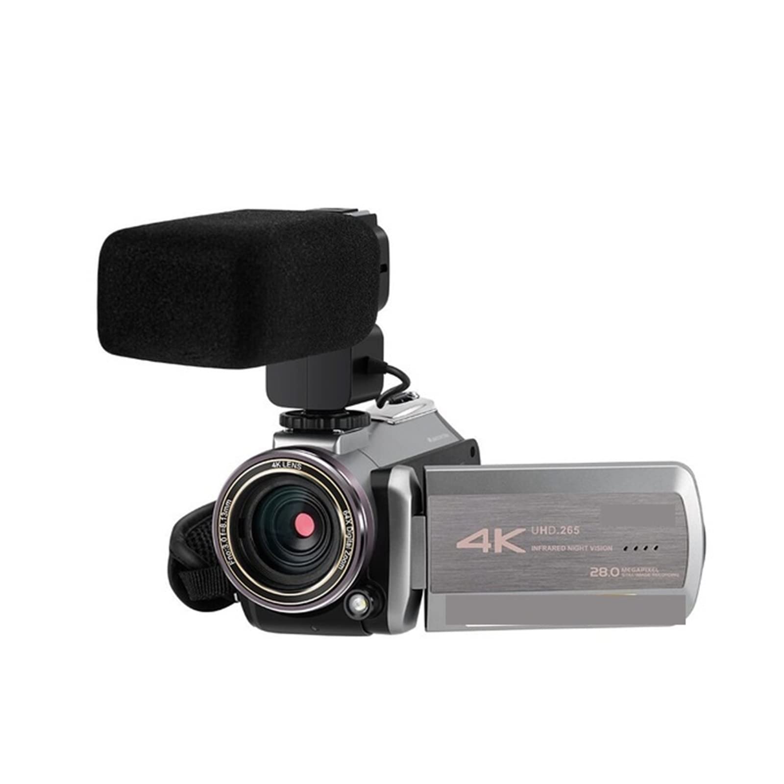 BODORME 4K Vlog Camera with 64X Digital Zoom & IR Night Vision - Professional Camcorder for YouTube, Travel, and Outdoor Filming (Bundle A) - Perfect for Vlogging, Live Streaming, and Content Creation