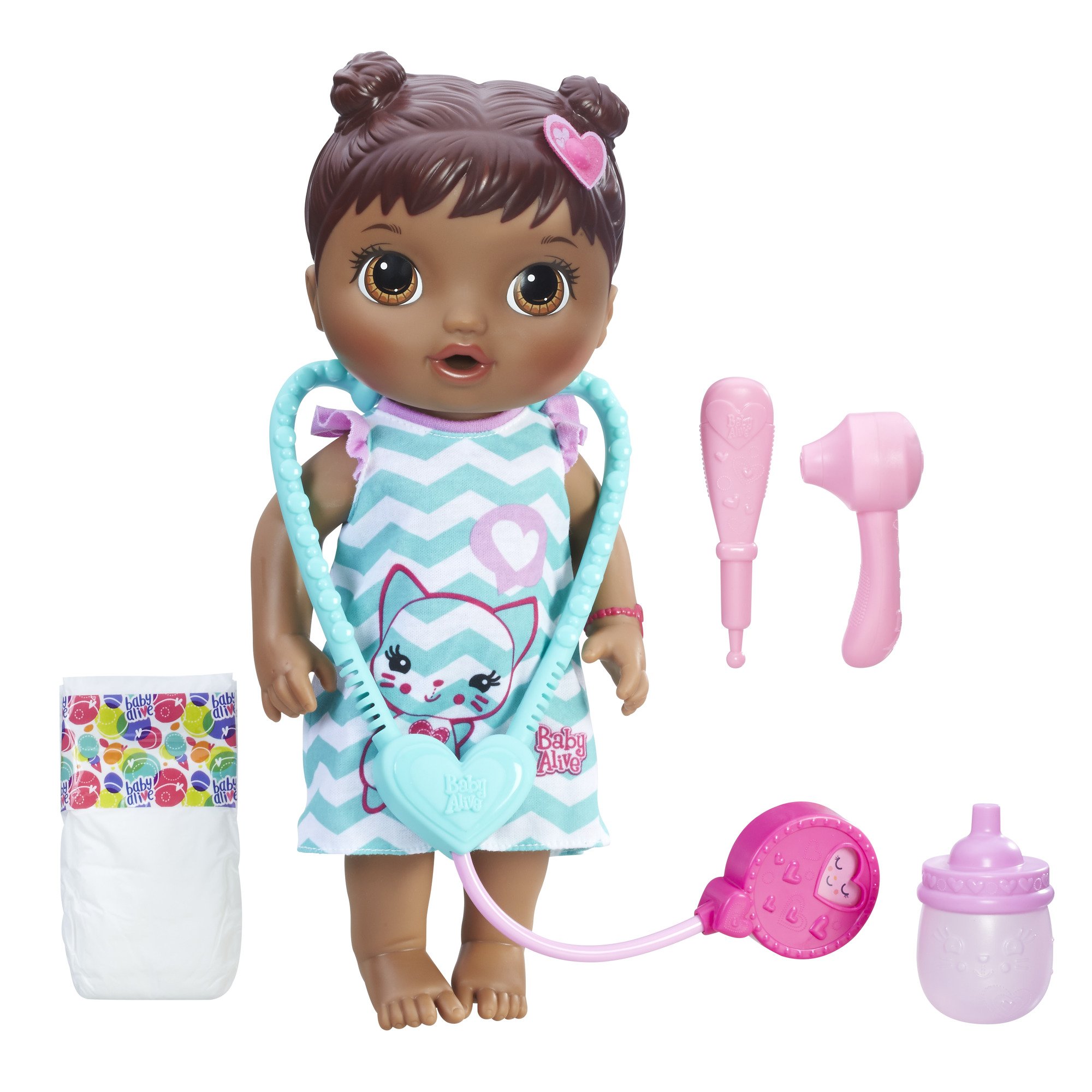 Baby Alive Better Now Bailey African American Doll - Interactive Baby Doll with Doctor Accessories for Kids Ages 3+ | Great for Role Play, Pretend Play & Imaginative Play