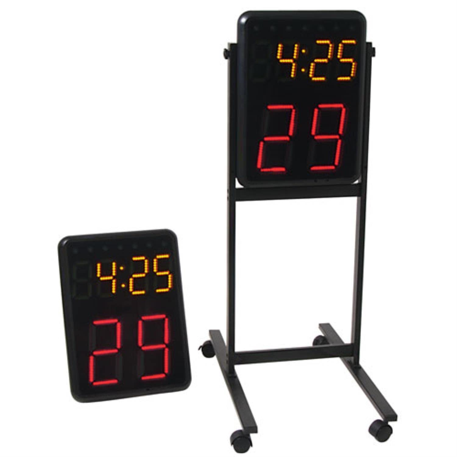 Wireless Shot Clock Stand - Portable Basketball Timer with Digital Display for Indoor & Outdoor Games, Training, and Practice