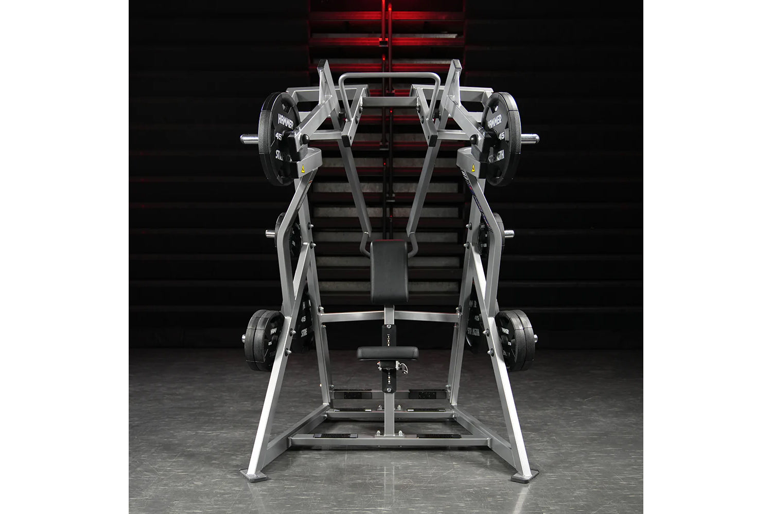 Hammer Strength Plate Loaded Iso-Lateral Row Machine for Home & Commercial Gym - Build Back Muscles with Adjustable Weight Training Equipment