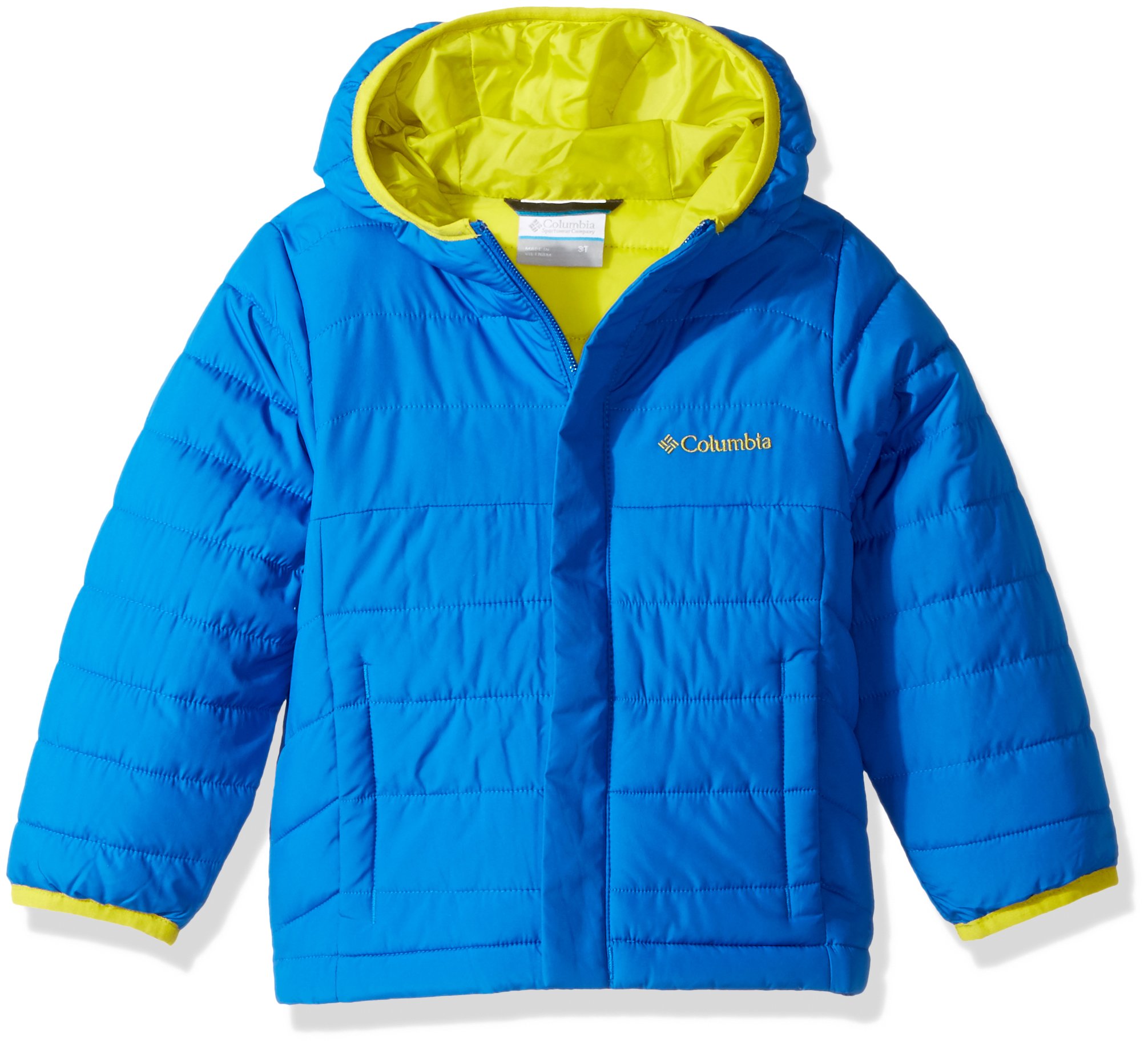 Columbia Boys' Toddler Powder Lite Puffer Jacket - Warm Winter Coat for Kids - Lightweight Water-Resistant Outdoor Play & Snow Day Wear