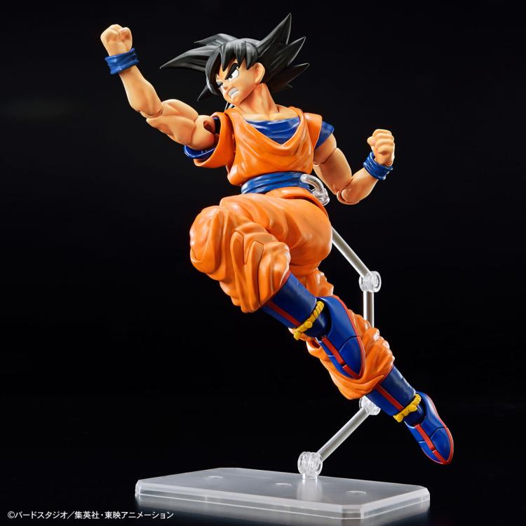 Figure Rise Standard Dragon Ball Z Son Goku New Spec Version Action Figure Model Kit - Perfect for Anime Collectors & DBZ Fans Display or DIY Building Fun