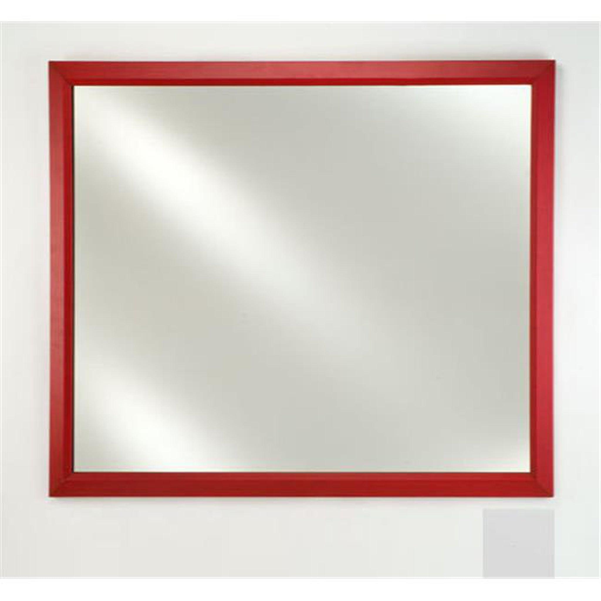 Afina Signature 16x22 Arlington White Framed Wall Mirror with Beveled Edge - Perfect for Bathroom, Bedroom, and Entryway Decor