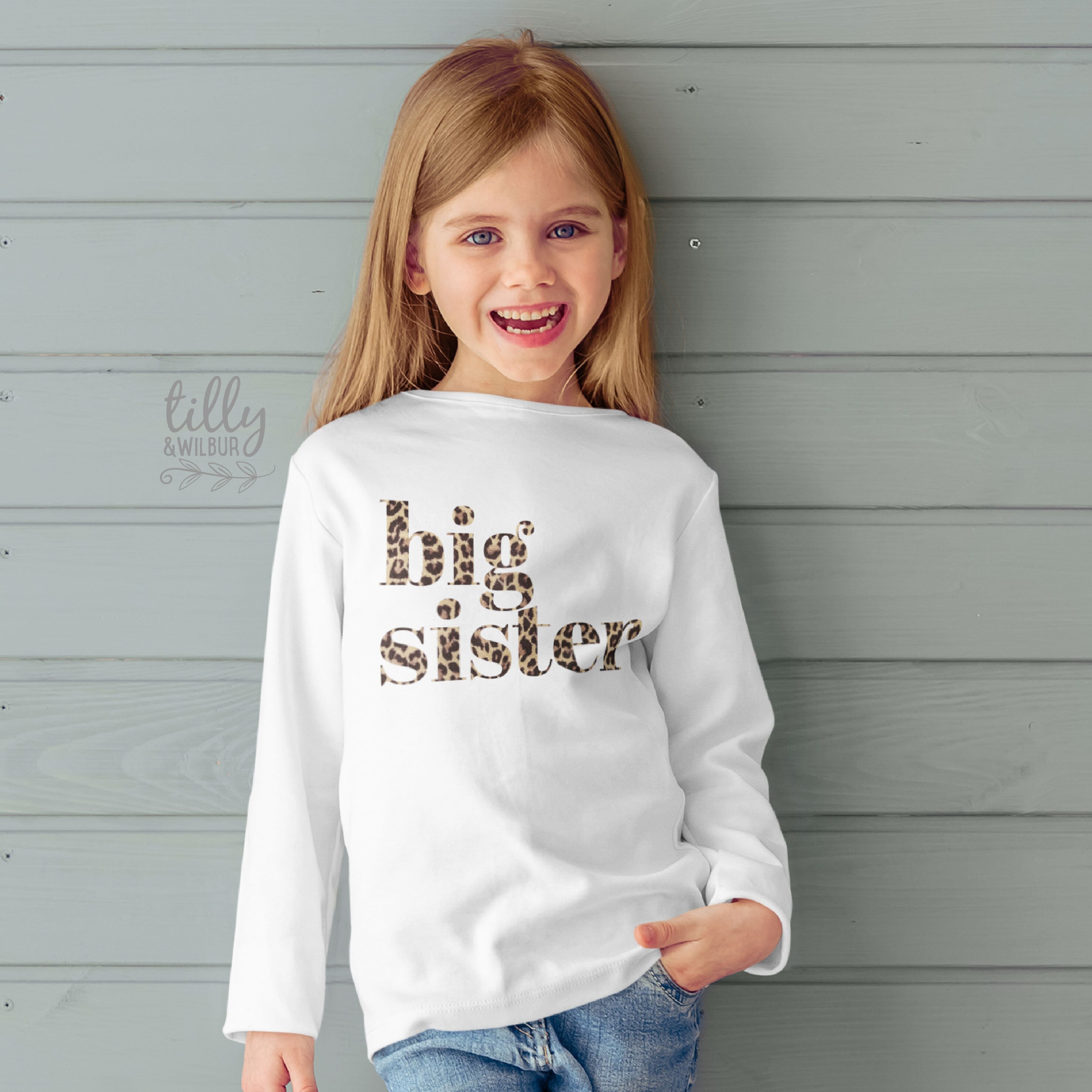 Big Sister T-Shirt - Comfortable & Stylish Graphic Tee for Women - Perfect for Sibling Love, Family Events & Casual Outfits