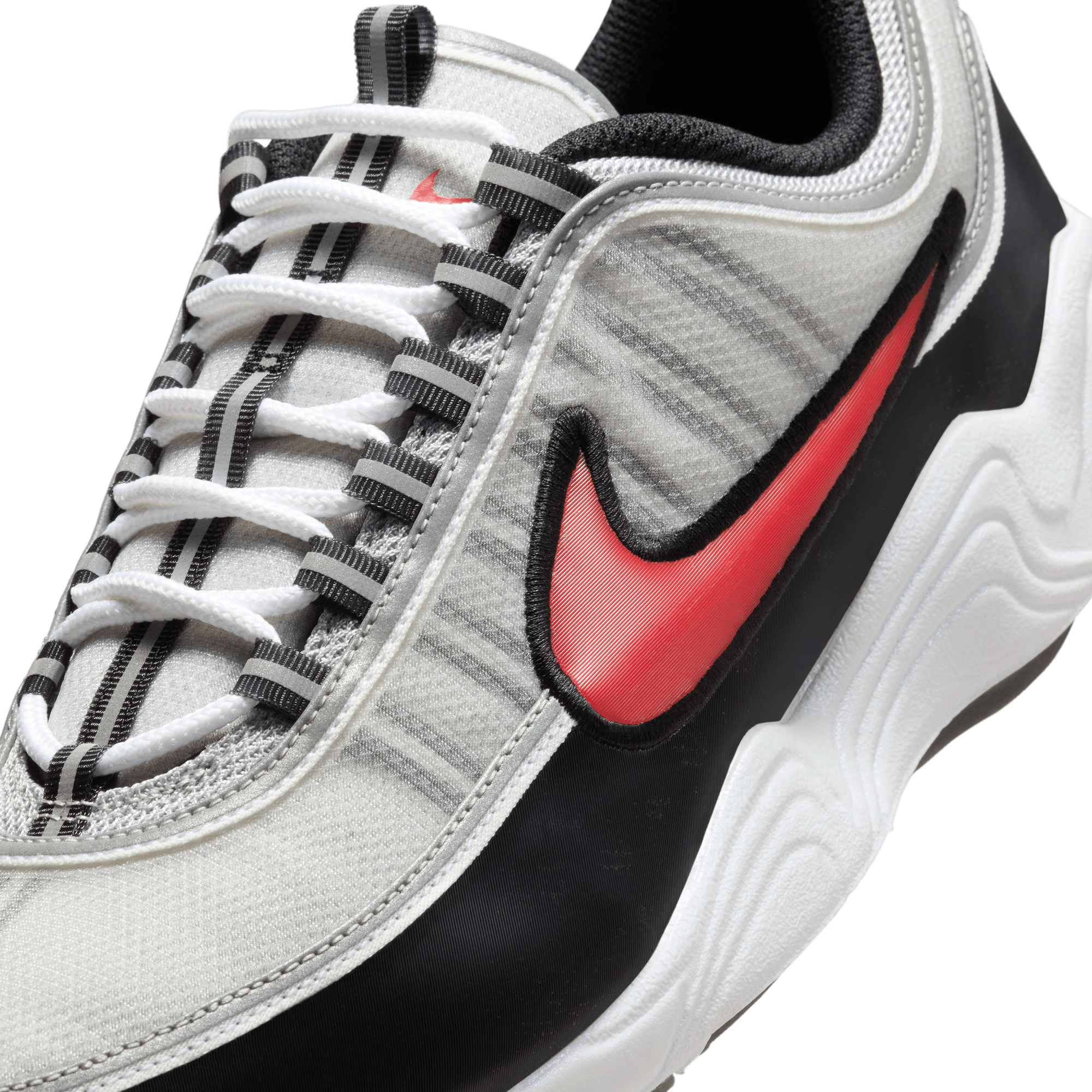 Nike Air Zoom Spiridon SP Metallic Silver Running Shoes - Lightweight & Comfortable for Men's Athletic Training, Jogging, and Gym Workouts