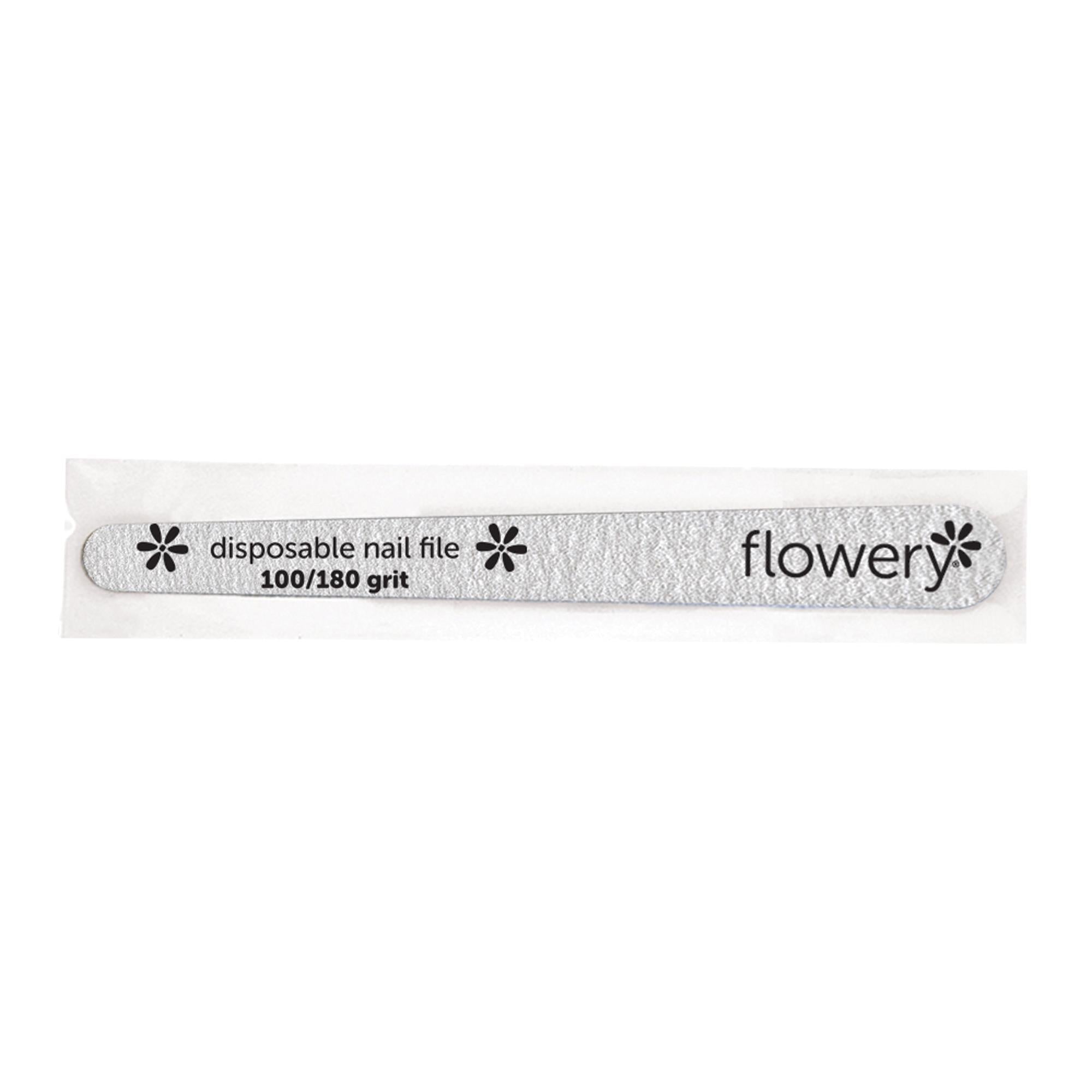 Premium Disposable Nail Files with Tapered Wood Core - 100/180 Grit Dual-Sided Buffing - Pack of 100 - Professional Manicure & Pedicure Tools for Salon, Home Use and Travel Nail Care