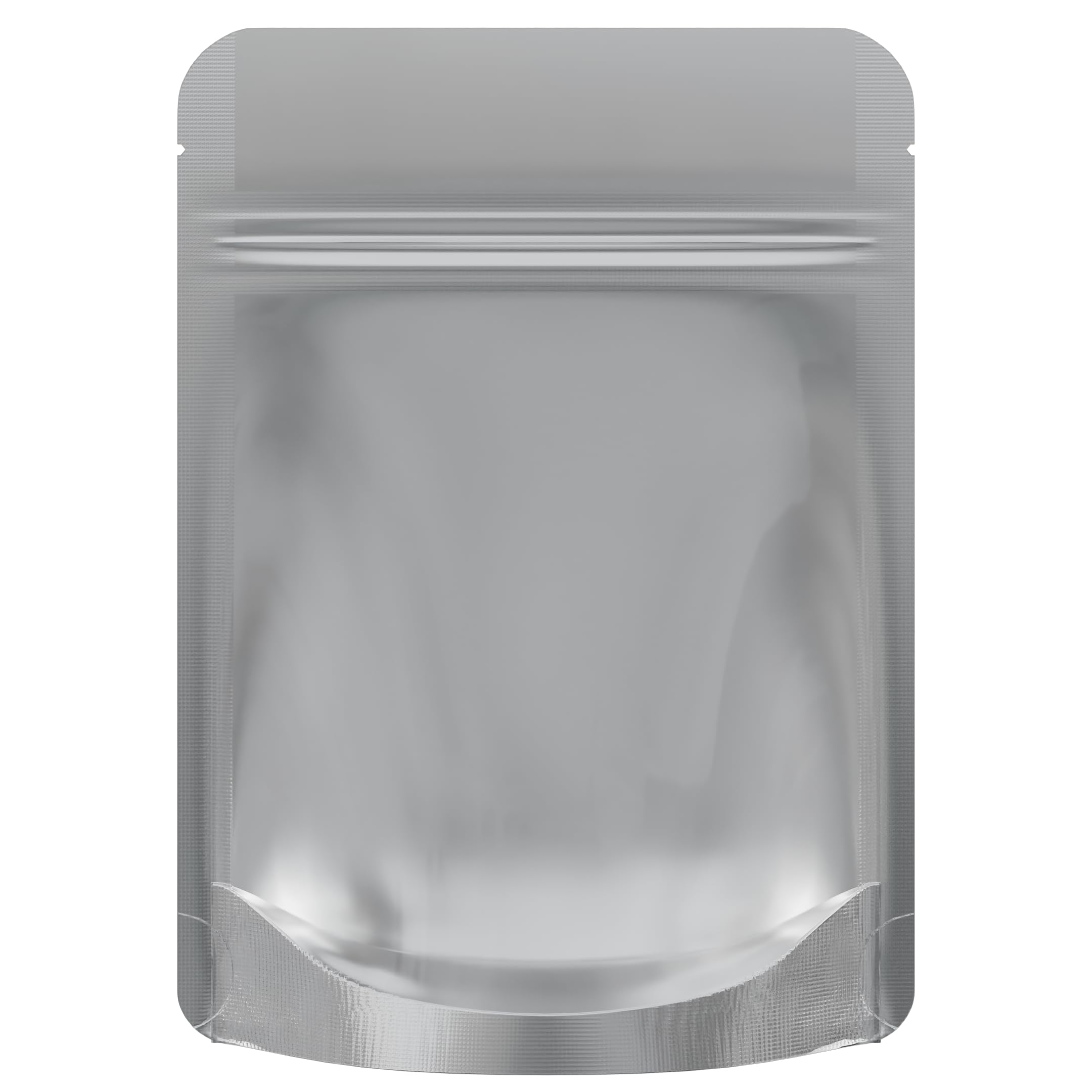 Premium Mylar Barrier Bags with Zipper & Heat Seal - 1000 Pack (Kraft/Clear, 1/8oz - 3.62