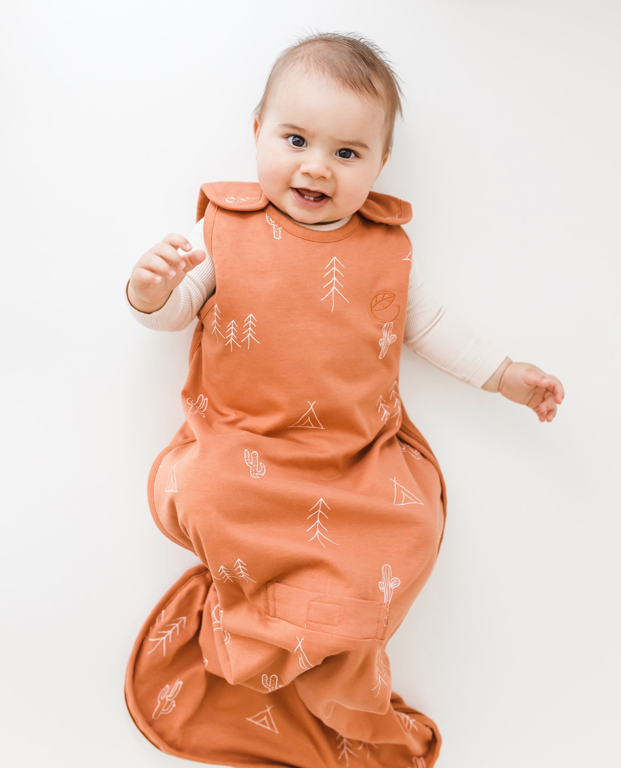 Ecolino® Adjustable Baby Sleep Sack - Organic Cotton Sleeping Bag for Infants & Toddlers (2 Months to 2 Years) - Perfect for Nursery, Travel & Safe Sleep