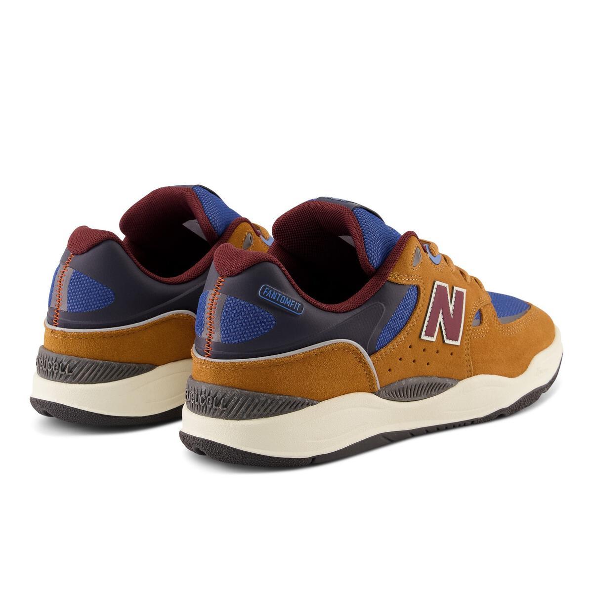 New Balance Numeric 1010 Skateboarding Shoes for Men - Camel/Burgundy Color | Comfortable & Durable Design for Street Skating & Casual Wear