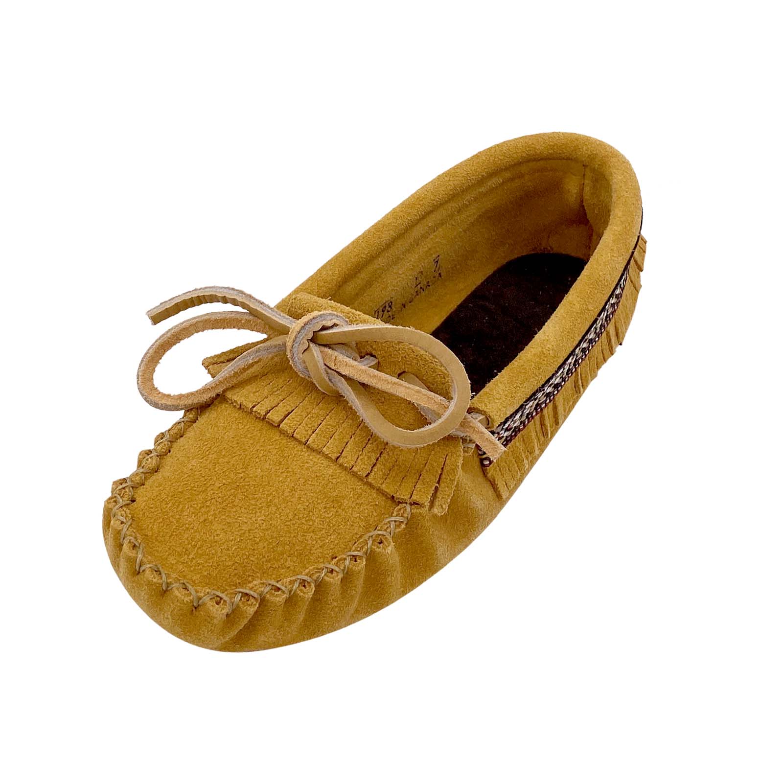 Women's Soft Sole Suede Moccasins with Fringe - Comfortable Slip-On Shoes for Home, Office & Casual Wear