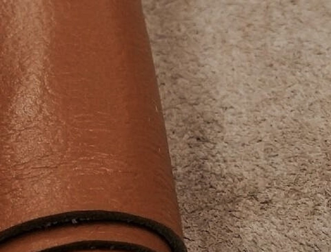 Premium REED Leather HIDES - Genuine Cowhide Skins (20 Sq Ft, Rich Brown) for DIY Crafts, Upholstery & Leatherworking Projects