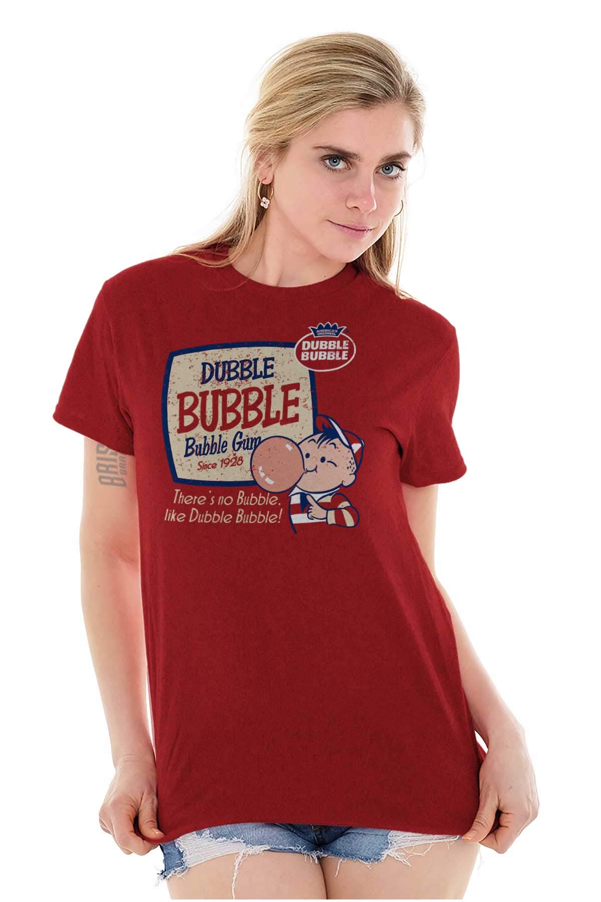 Vintage Dubble Bubble Chewing Gum Logo Graphic T-Shirt for Men & Women - Casual Retro Tee for Parties, Gifts & Nostalgic Fashion