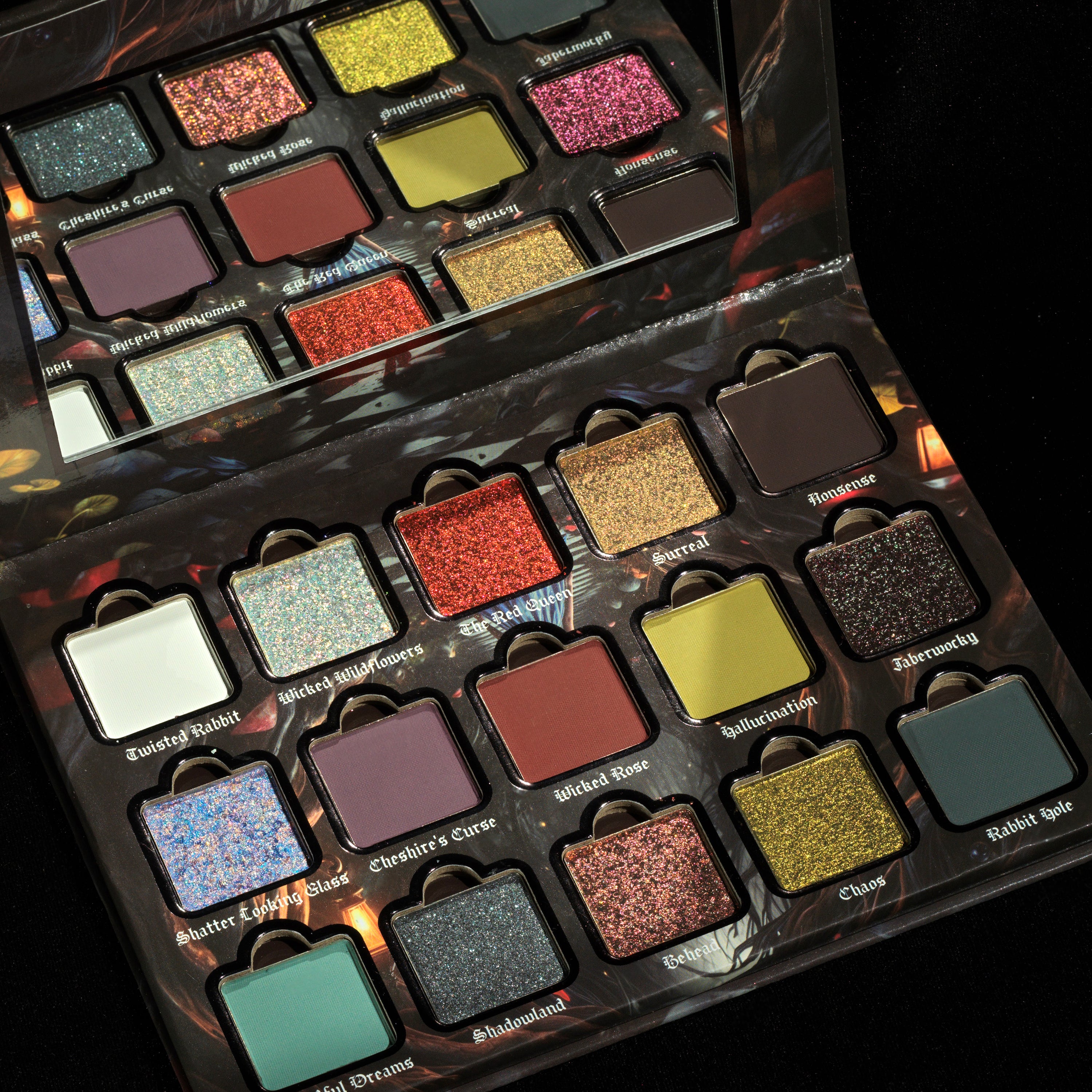 Underland Eyeshadow Palette - 12 Highly Pigmented Matte & Shimmer Eyeshadows for Stunning Eye Makeup | Perfect for Day & Night Looks, Parties & Special Occasions