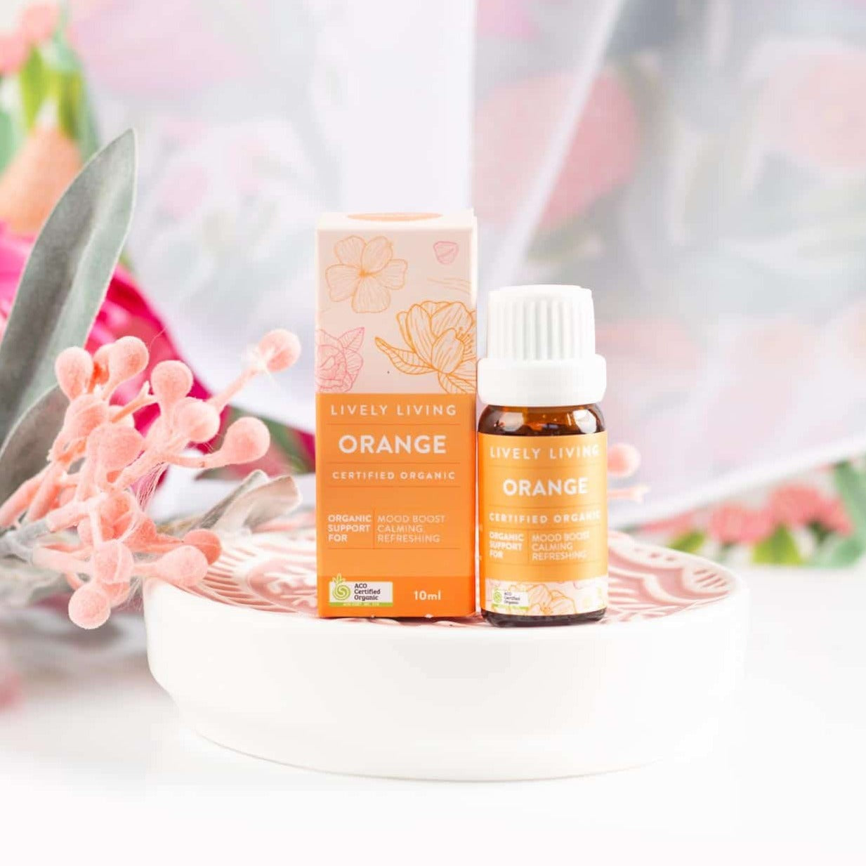 Pure Organic Orange Essential Oil 10ml - 100% Natural Aromatherapy Oil for Diffuser, Massage & DIY Skincare - Uplifting Citrus Scent for Home, Spa & Wellness