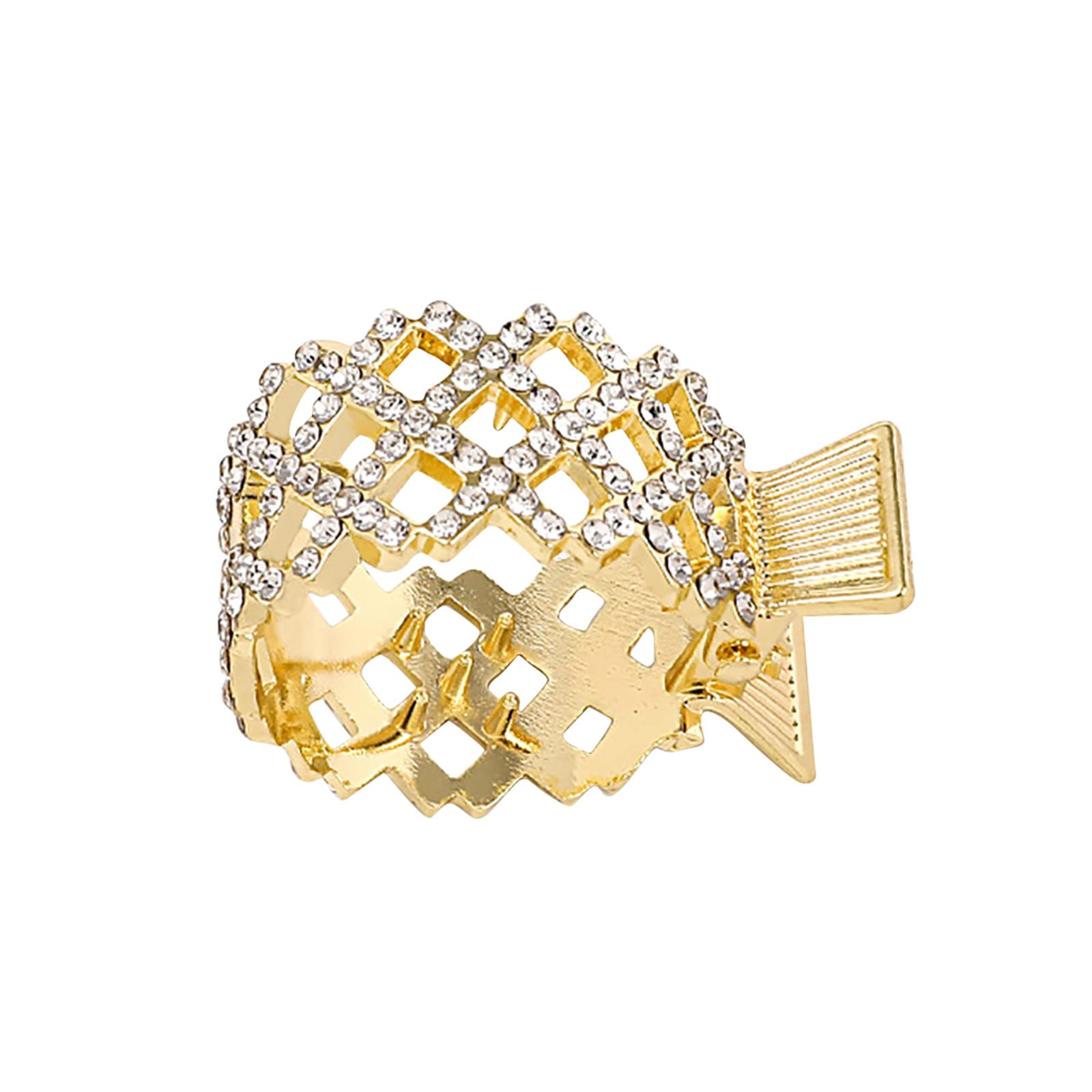 DFDGBD Metal Hair Clips for Women - Non-Slip High Ponytail Clamps with Strong Hold, Fashion Hair Accessories for Thin & Thick Hair (Size B, One Size) - Perfect for Workouts, Office & Everyday Styling
