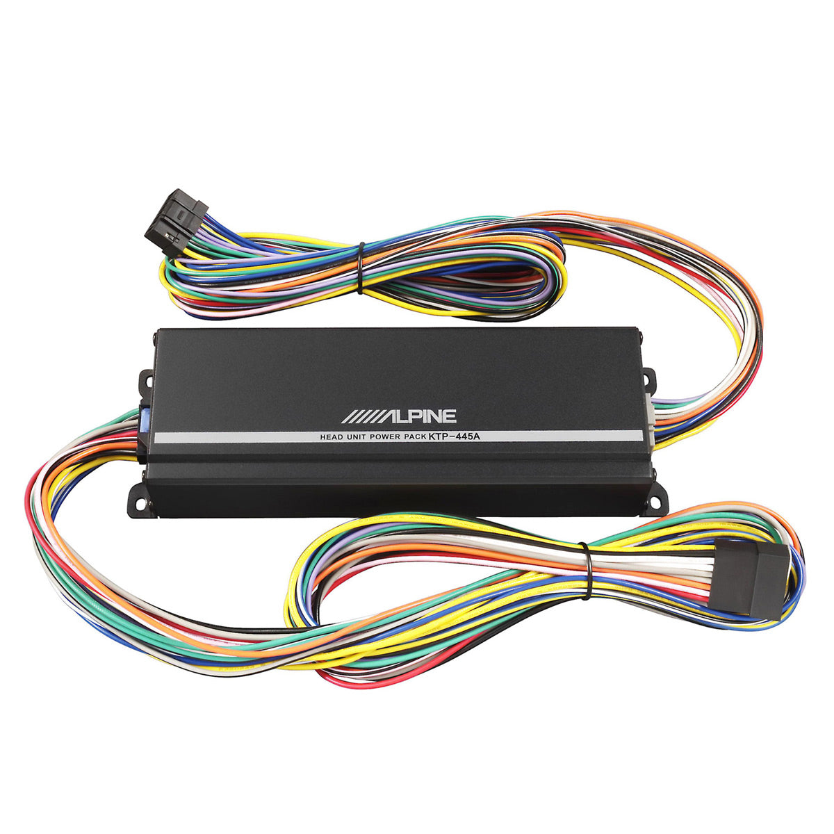 Alpine KTP 445A 4-Channel 45W Car Audio Amplifier - Upgrade Your Car Stereo System for Clearer Sound | Perfect for Road Trips & Daily Commutes