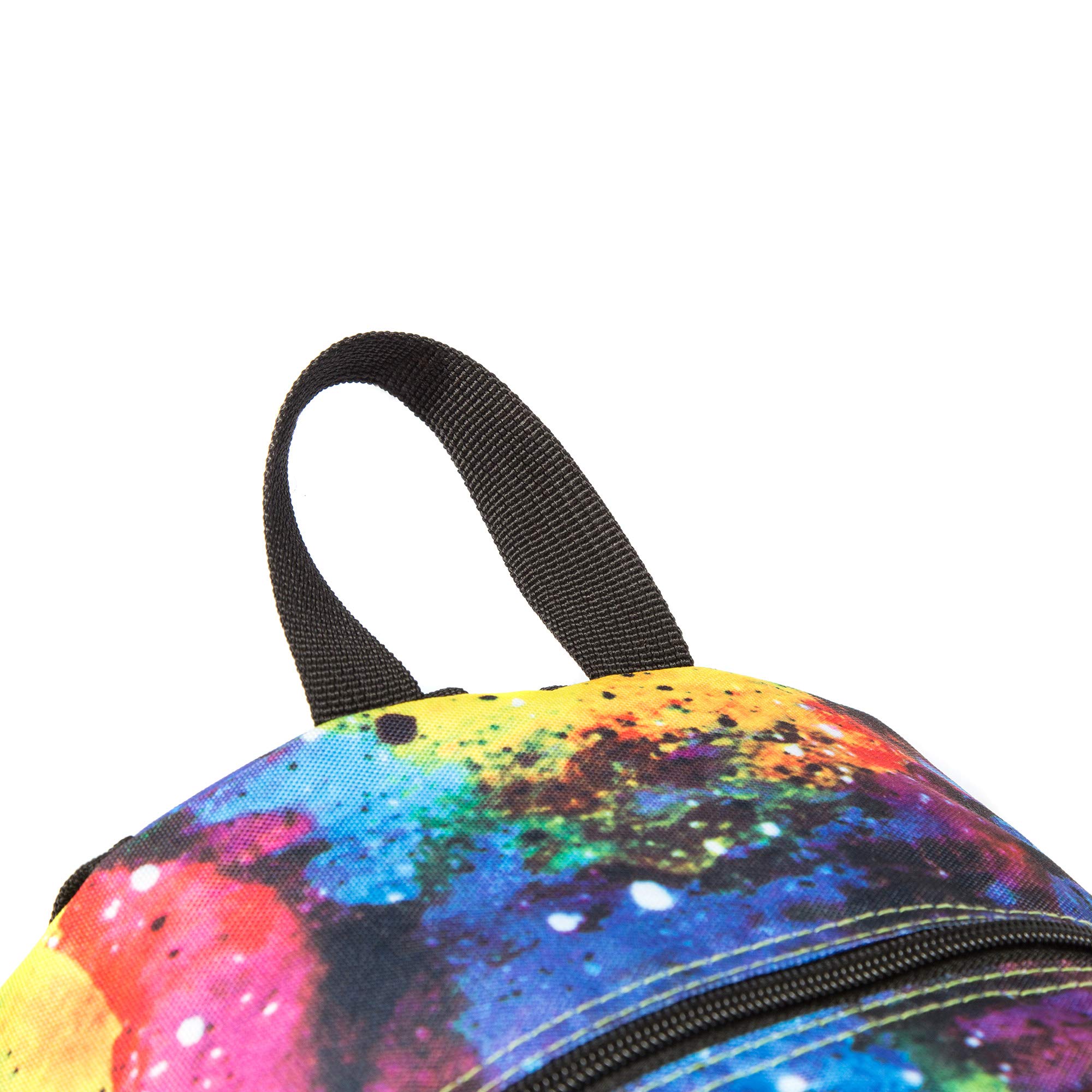 Printed Backpack with Simple Pattern - Classic Travel Daypack for Laptop & Tablet (Red, Blue, Rainbow) - Perfect for School, Work & Outdoor Adventures