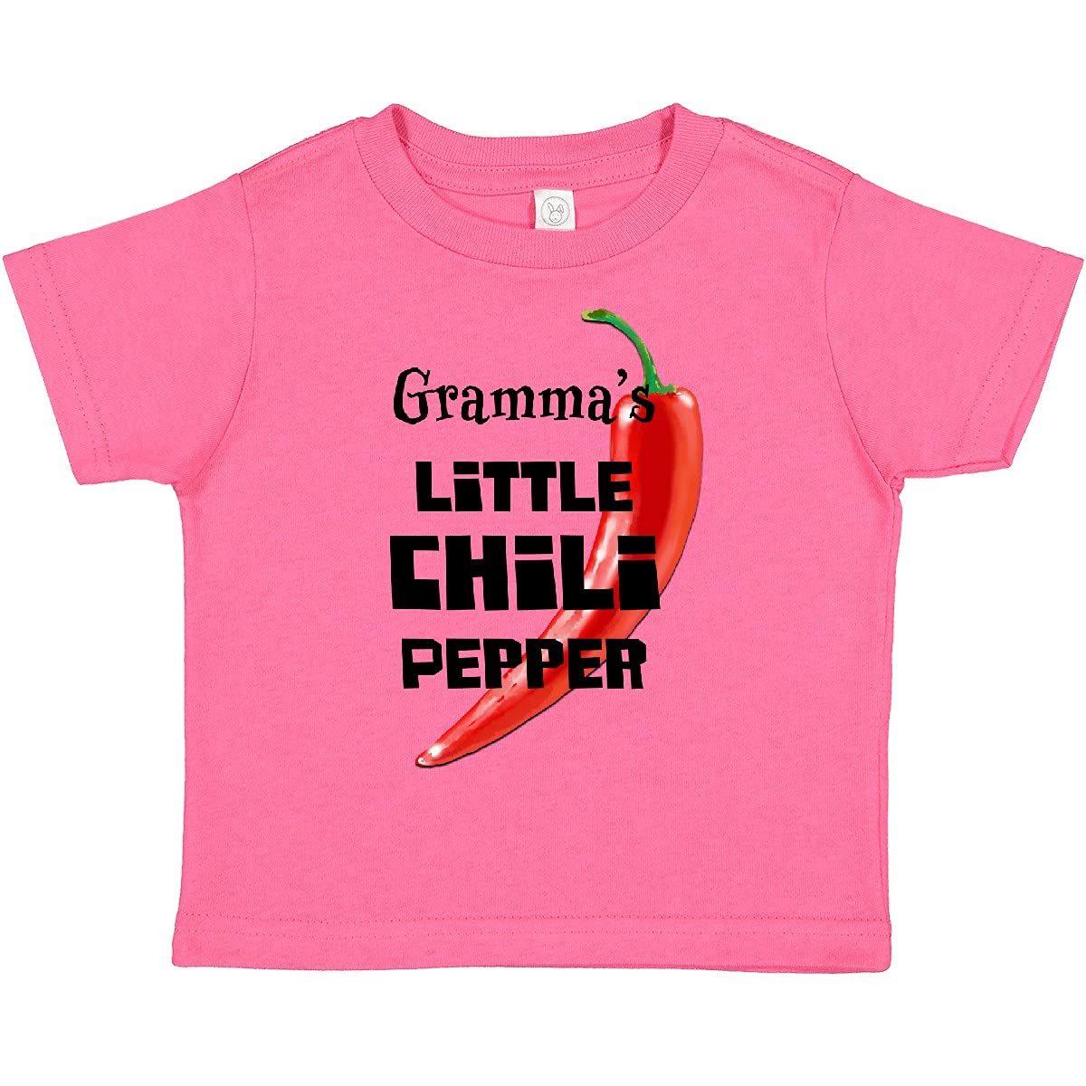 Gramma's Little Chili Pepper Toddler T-Shirt - Cute Baby Boy & Girl Cotton Tee for 1-3 Years | Perfect for Family Photos, Holidays & Playtime