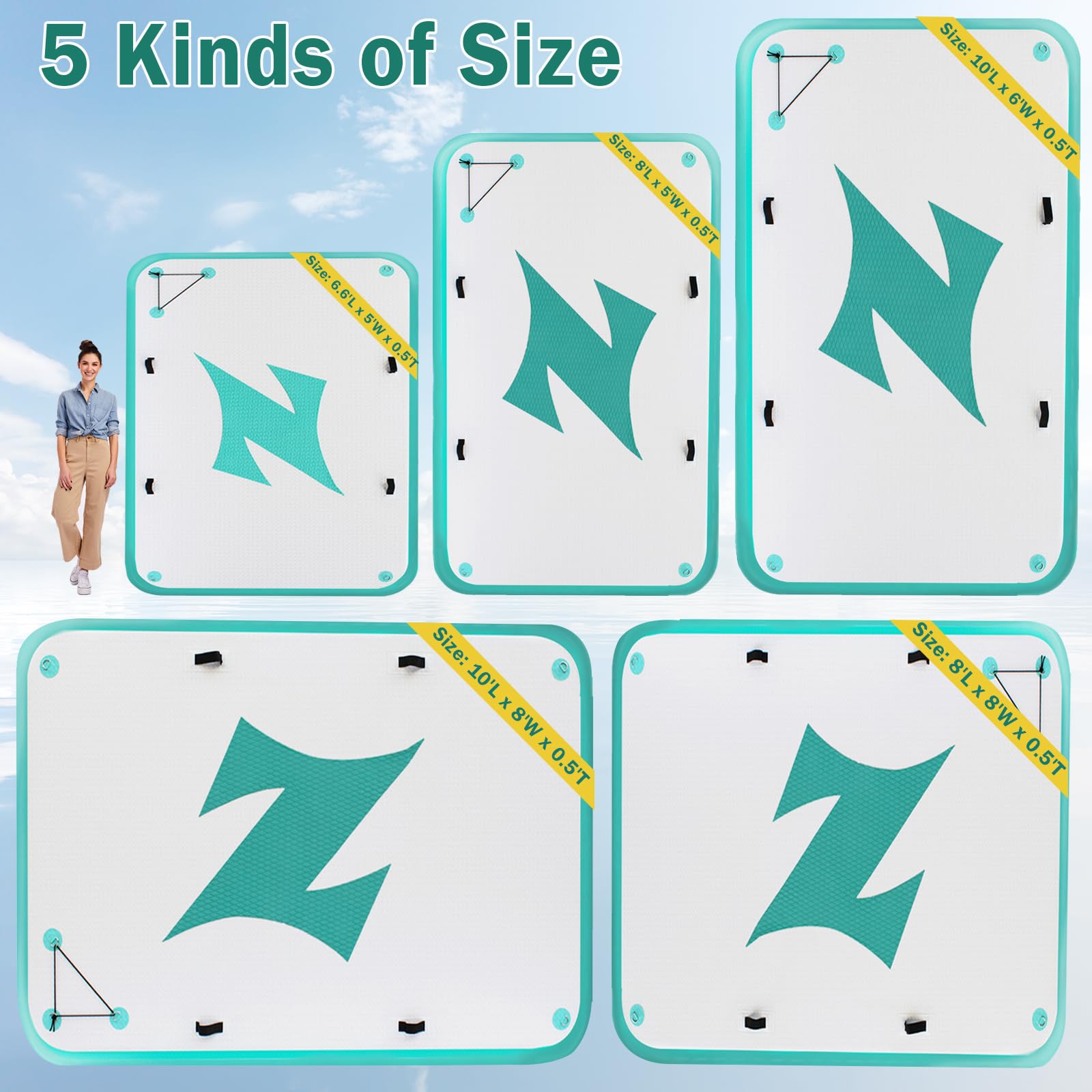 **Inflatable Floating Dock Platform - 6