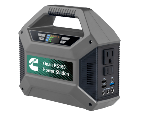 Cummins Onan A067W046 P160 100W/150W 155Wh Portable Power Station - Reliable Backup Power for Camping, Emergencies & Outdoor Adventures