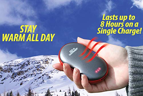 Spark Innovators Go Warmer - Portable Rechargeable Personal Heater for Home, Office & Travel | Fast Heating USB Hand Warmer | Perfect for Camping, Outdoor Activities & Cold Weather