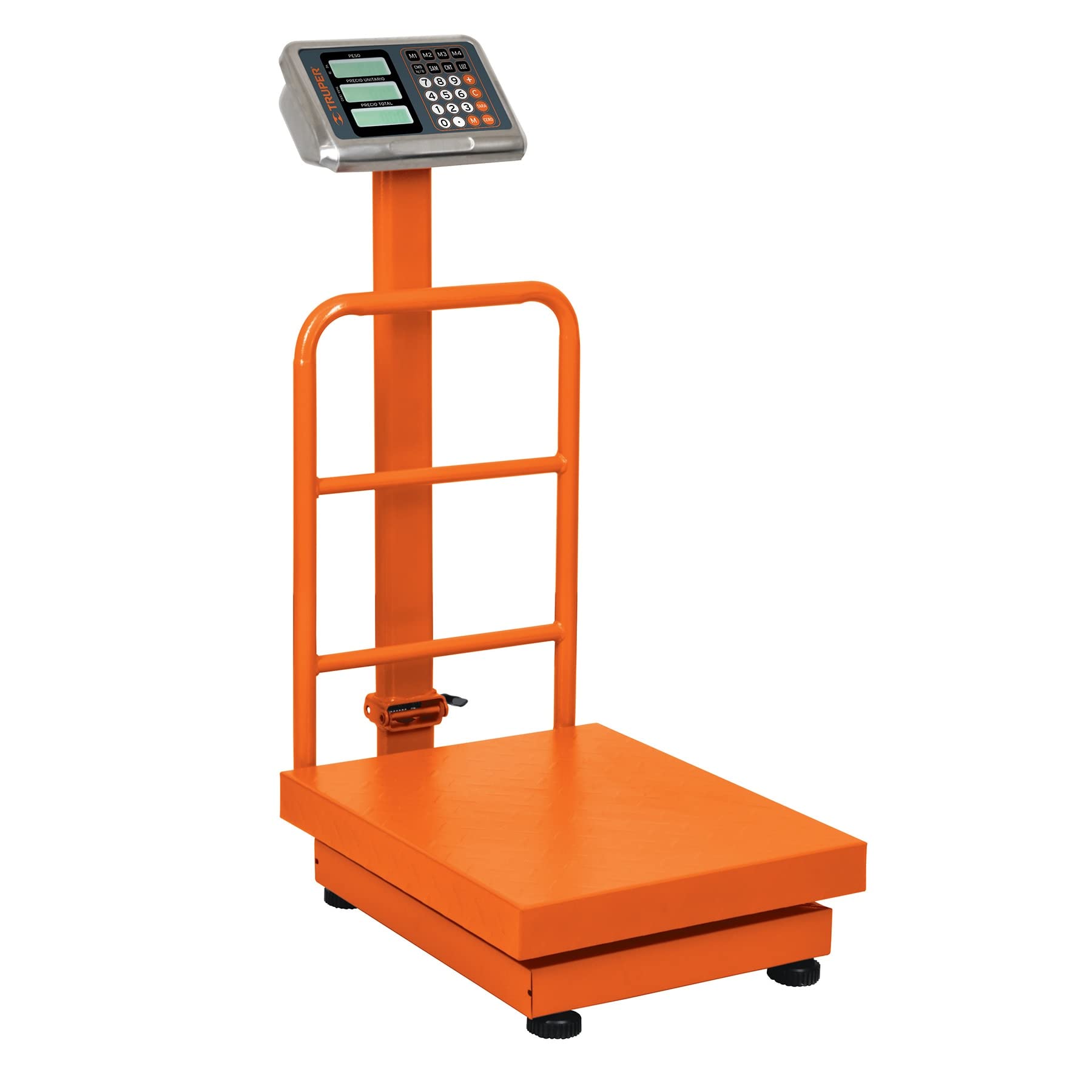 Heavy Duty Folding Platform Scale - 200kg/440lbs Capacity - Portable Digital Floor Scale for Shipping, Warehousing & Industrial Use