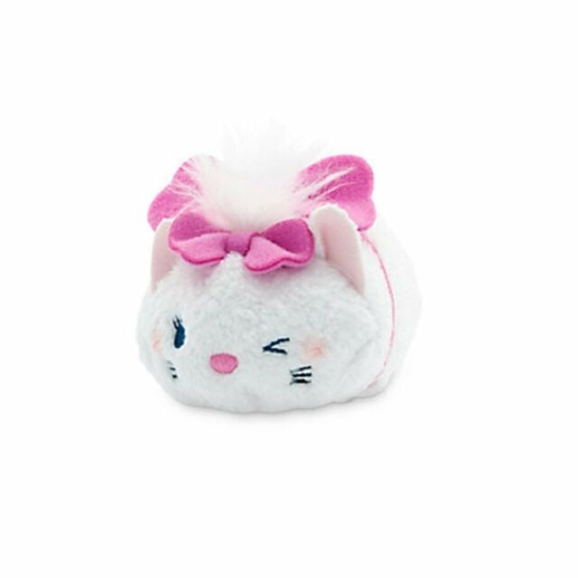 Disney Marie Winking Tsum Tsum Mini Plush Toy - Cute Collectible Stuffed Animal for Kids & Adults | Perfect for Bedroom Decor, Gift Giving, and Disney Fan Collections
