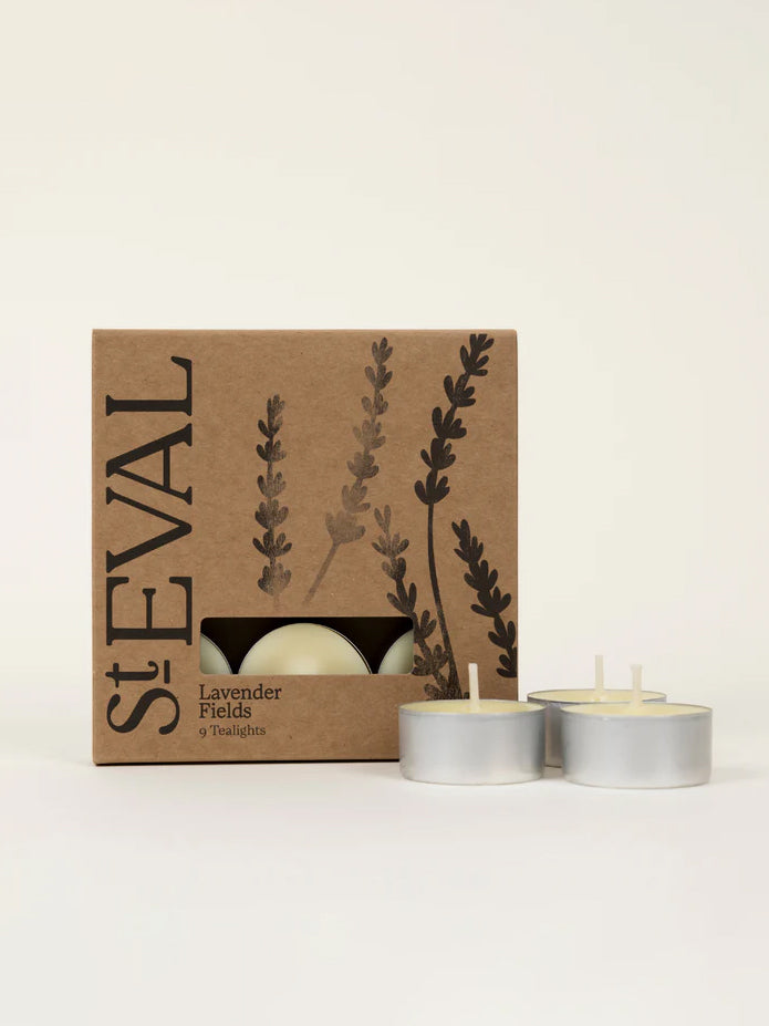 St. Eval Lavender Fields Scented Tealight Candles - Perfect for Relaxation, Aromatherapy & Home Decor
