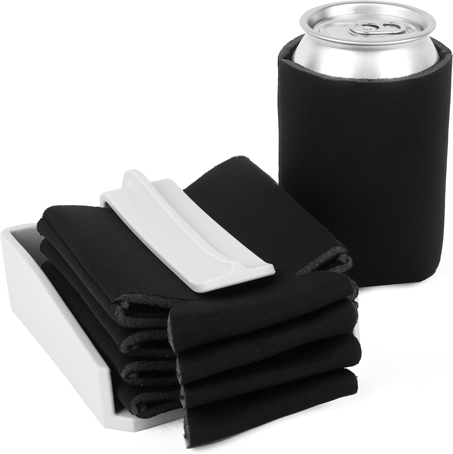 2 Pack Can Cooler Organizer - Space Saving Wall Mounted Beverage Dispenser for Soda, Beer & Energy Drinks - Perfect for Fridge, Pantry, Garage & Party Use
