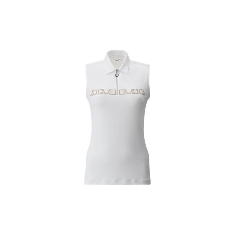 APSE Men's Sleeveless Sun Protection Polo Shirt - UPF 50+ UV Blocking, Moisture-Wicking & Breathable - Perfect for Golf, Hiking & Outdoor Activities