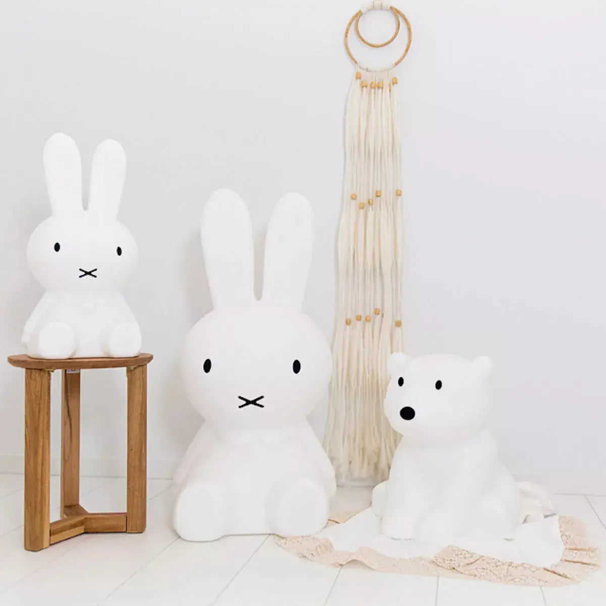 Miffy LED Night Light Extra Large - Cute Bunny Nursery Lamp for Kids Bedroom, Baby Room Decor & Cozy Nighttime Reading Light