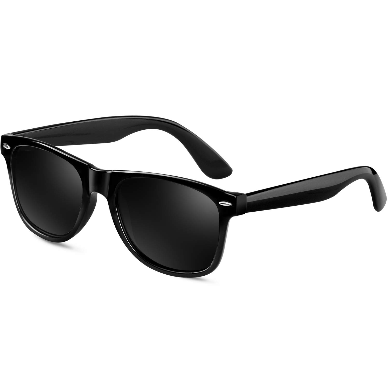 Polarized Unisex Sunglasses - Black for Men, Daily & Travel Use