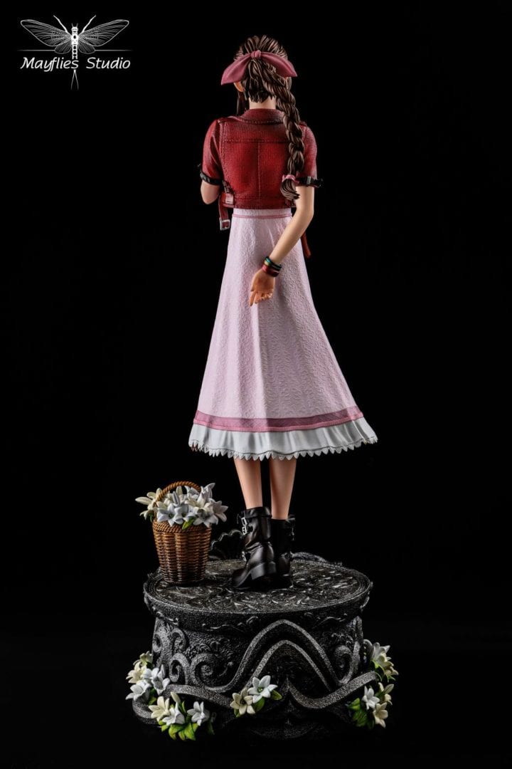 Mayflies Studio Aerith Gainsborough Cosplay Costume - Final Fantasy VII Remake Outfit for Halloween & Anime Conventions