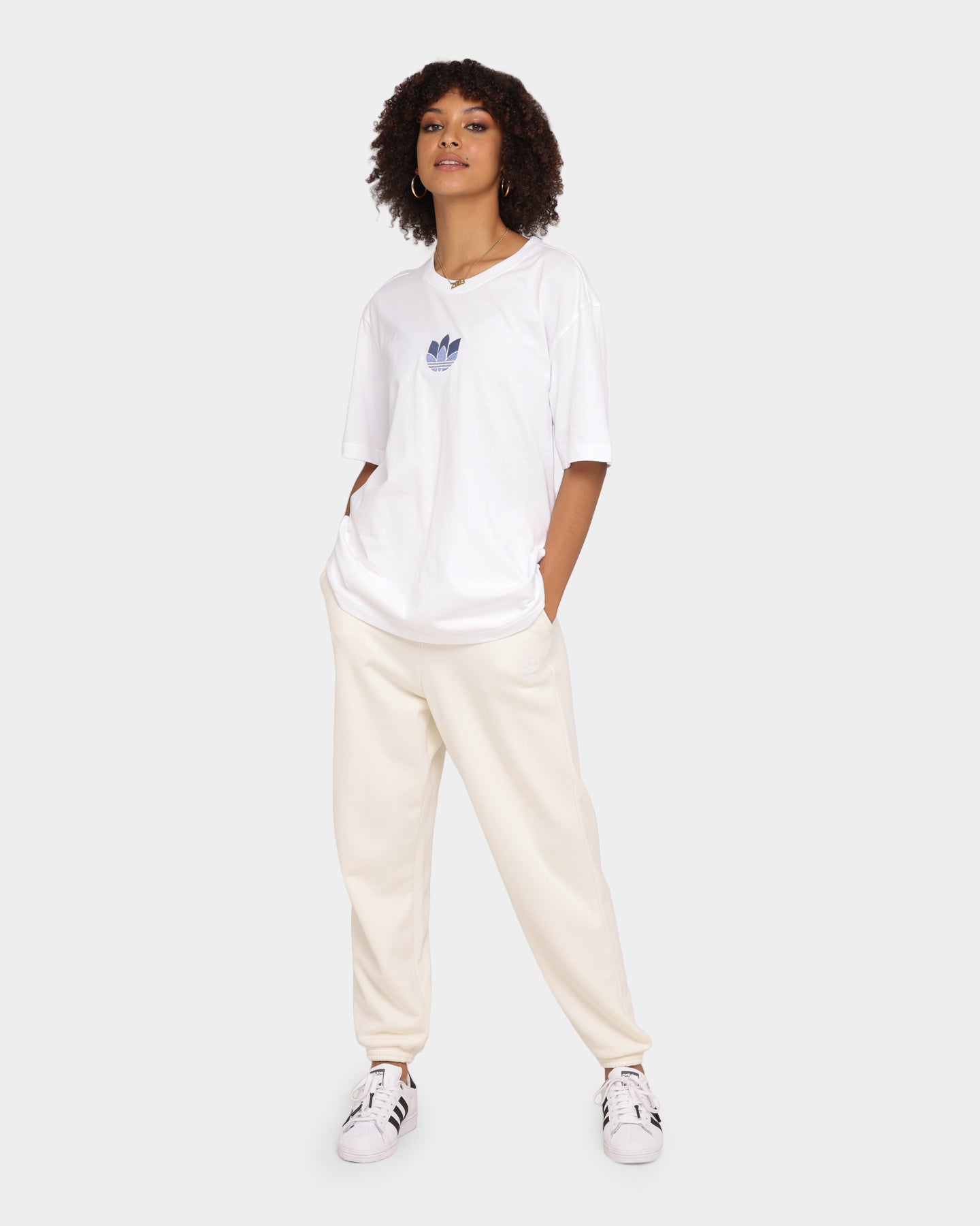 Adidas Women's Relaxed Non-Dye Jogger Pants - Soft Comfortable Athletic Lounge Pants for Running, Yoga & Casual Wear