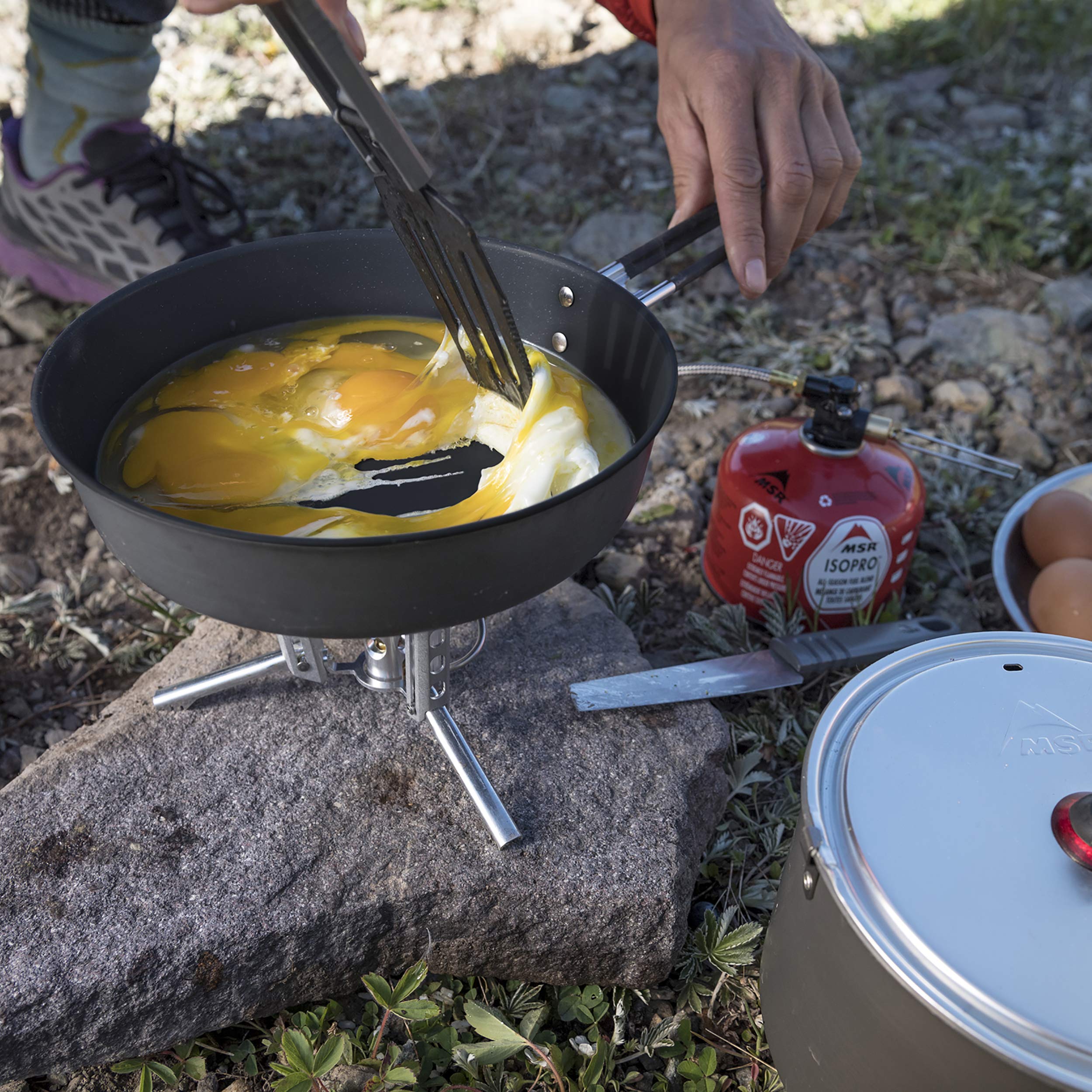 MSR WindBurner 8-Inch Ceramic Nonstick Skillet - Lightweight Camping & Backpacking Cookware for Outdoor Adventures, Hiking & Picnics