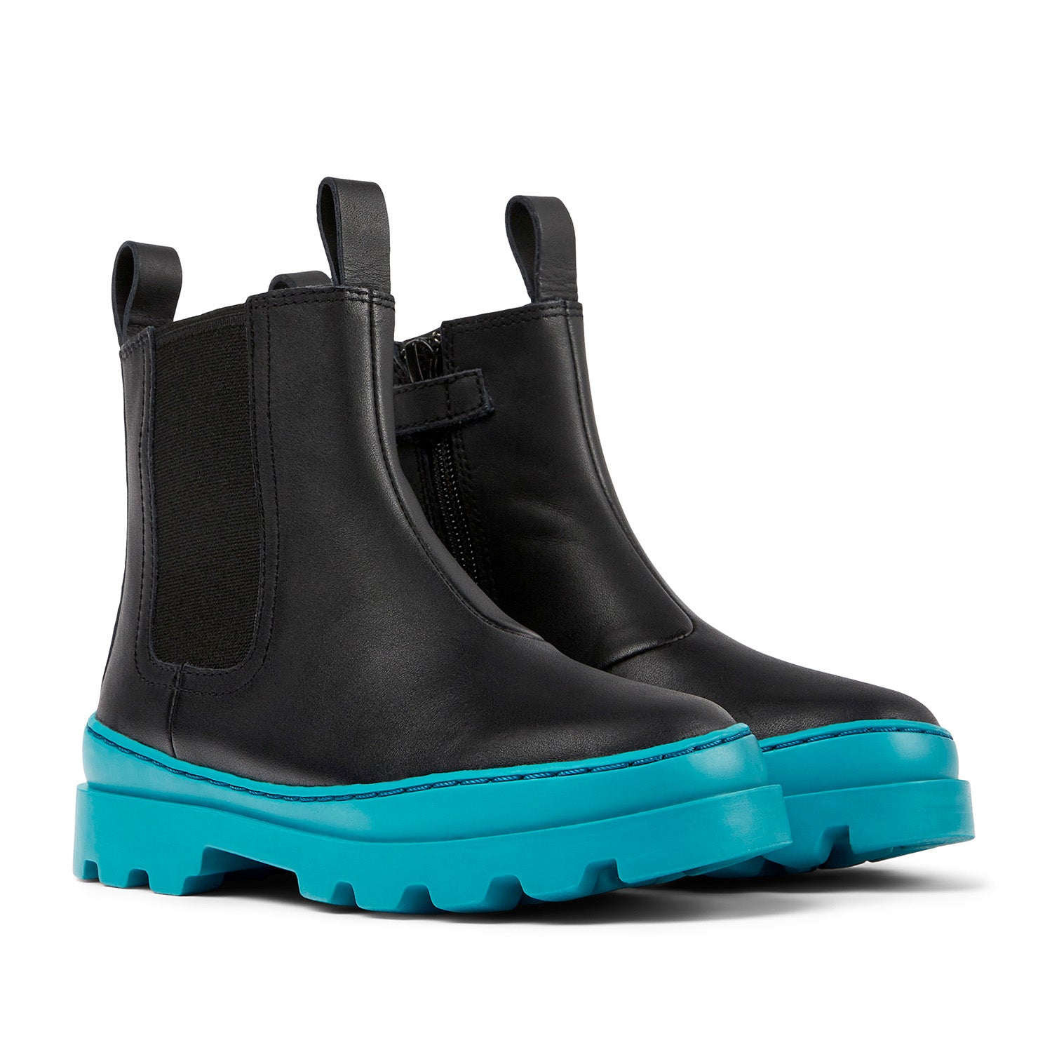 **Camper Kids Brutus in Black - Durable & Comfortable Hiking Boots for Boys & Girls - Perfect for Outdoor Adventures, Camping & School Activities**