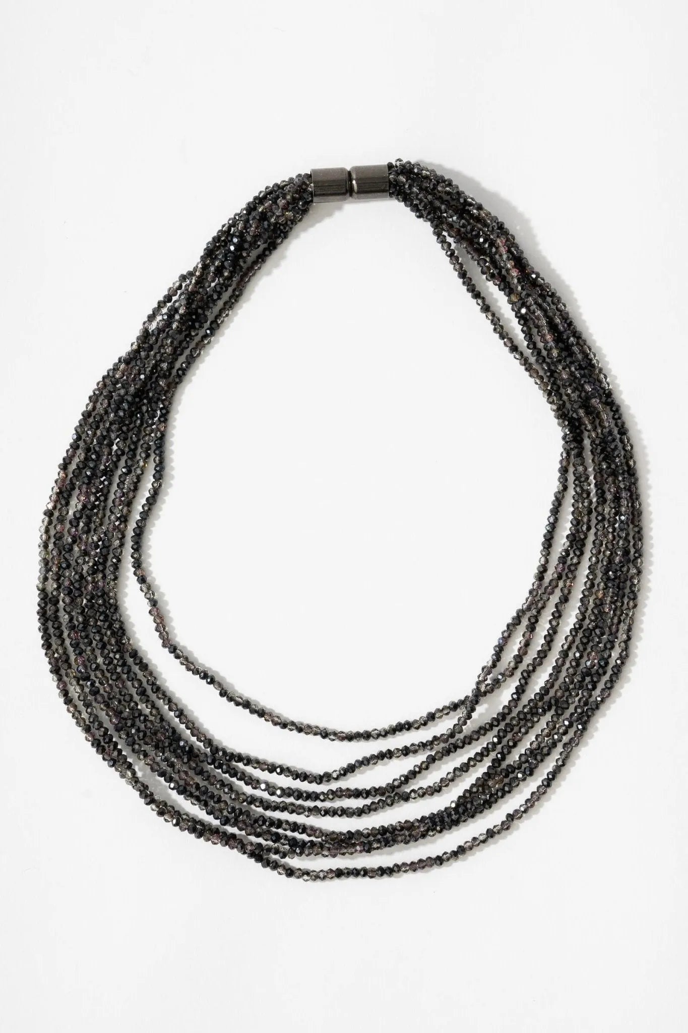 Elegant Multi Strand Beaded Crystal Necklace for Women - Perfect for Weddings, Parties & Special Occasions