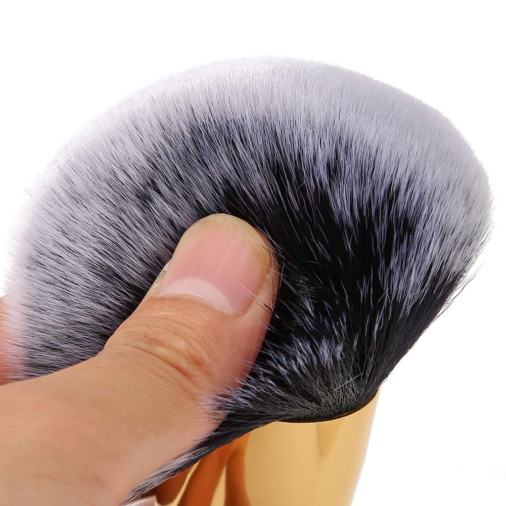 Large Powder Brush for Loose & Mineral Foundation - Soft Blending Buffing Makeup Brush for Wet or Dry Use | Perfect for Full Face Coverage & Professional Makeup Application