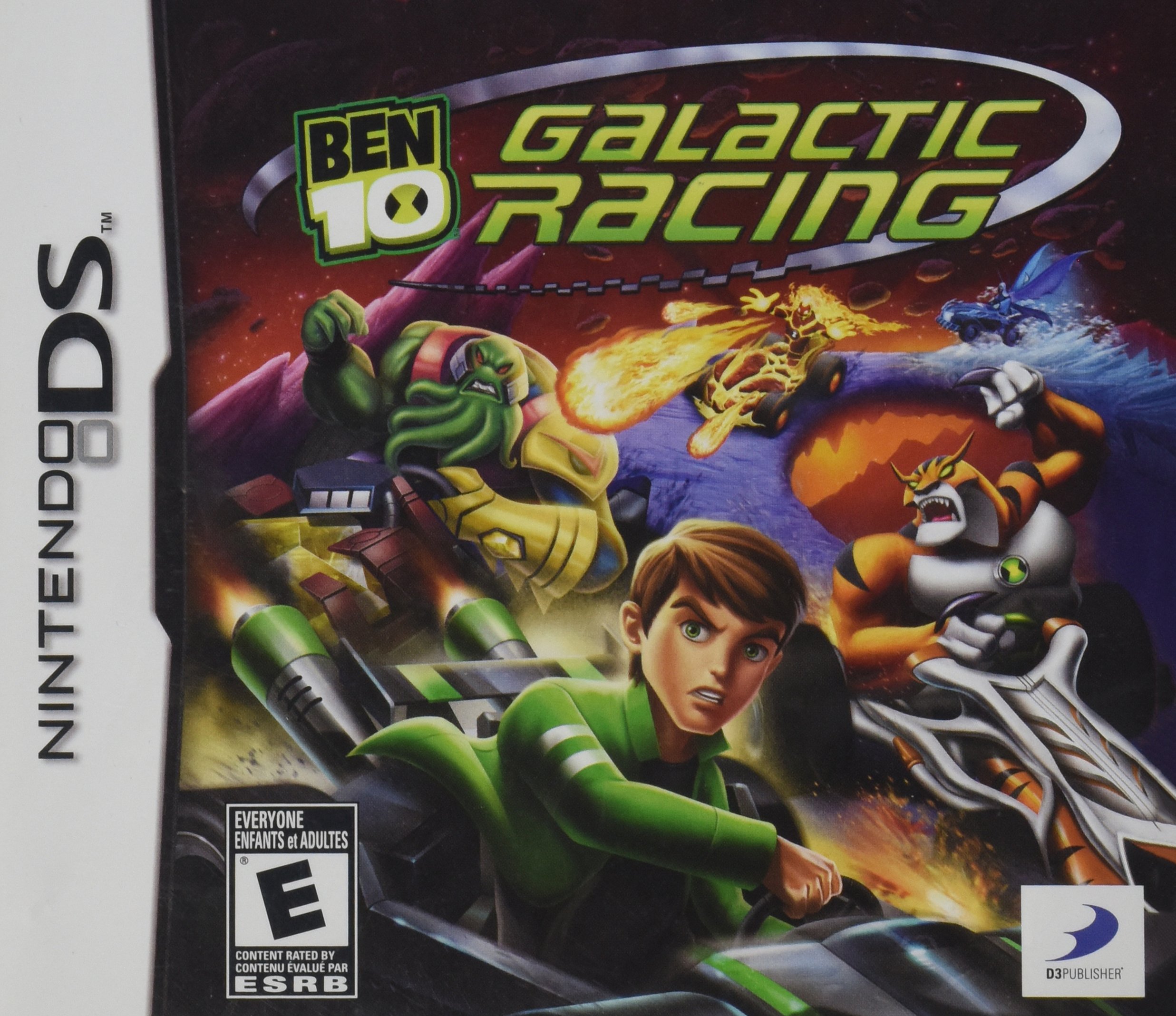 Ben 10 Galactic Racing Game for Nintendo DS - Action-Packed Adventure Game for Kids | Perfect for Travel, Birthday Gifts & Family Game Nights