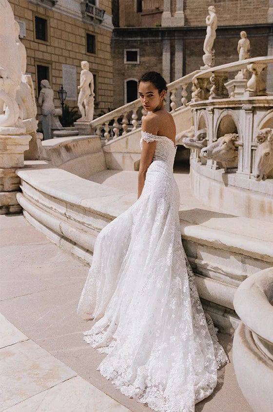 Bliss by Monique Lhuillier BL23108 Wedding Dress - Size 12 | Elegant Bridal Gown for Church Ceremony & Reception