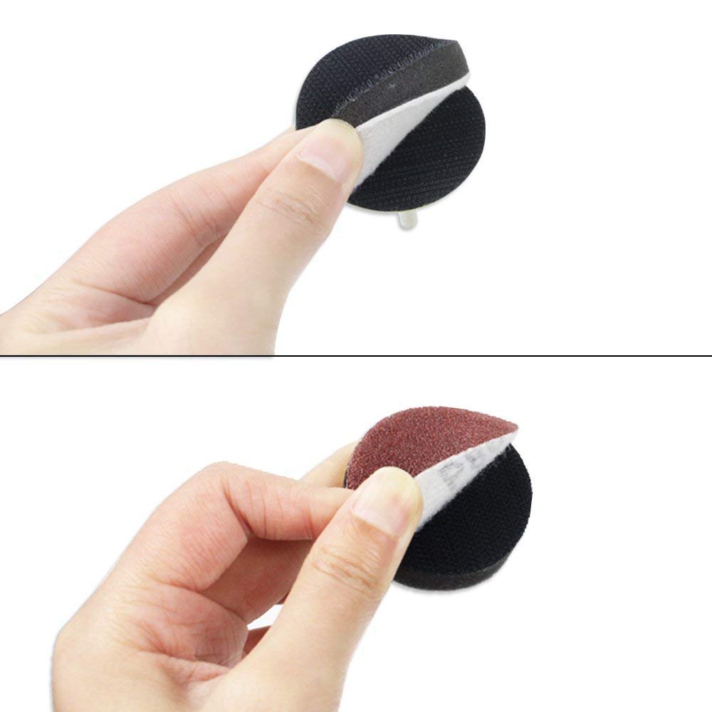 2 Inch 100PCS Sanding Discs Pad Kit with 1/4 Inch Shank - 80 to 3000 Grit Sandpaper for Drill, Grinder & Rotary Tools - Perfect for Woodworking, Metal Polishing & DIY Projects
