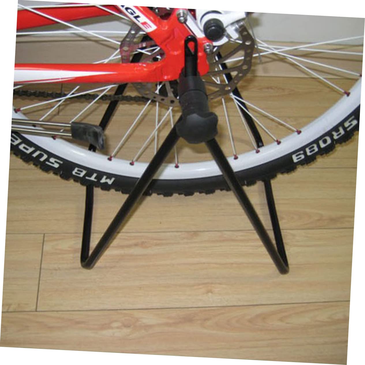 WHAMVOX Heavy Duty Bike Parking Rack Set - Double Wall Support Bike Storage Shelves for Indoor & Outdoor Use - Perfect for Garage, Basement, and Backyard Organization
