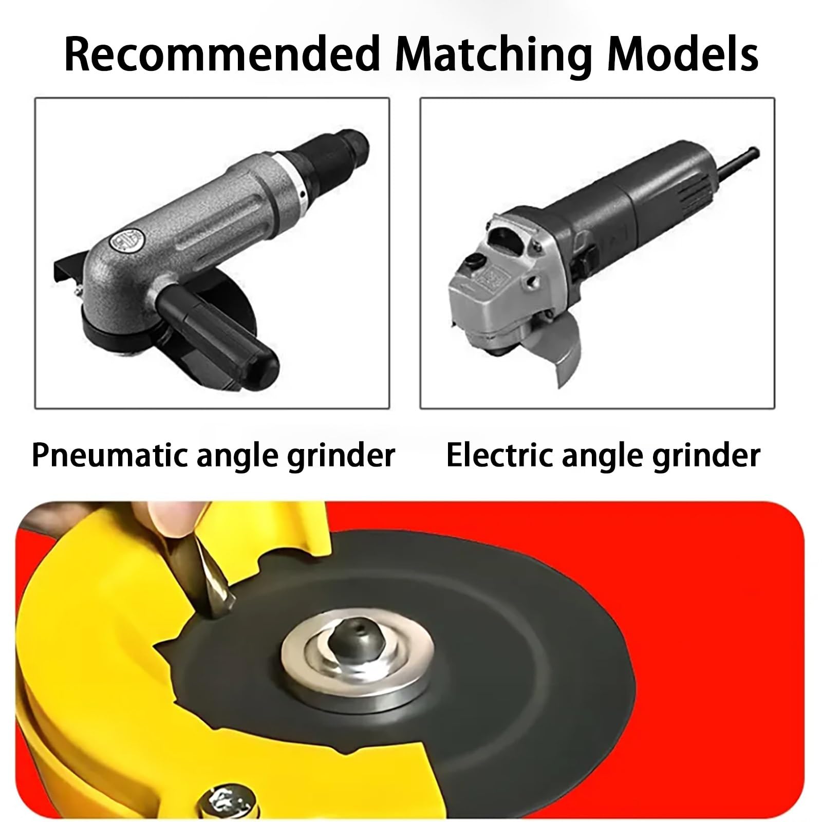 2025 New Multipurpose Angle Grinder Drill Bit Sharpener - 2PCS High-Speed Coated Sharpening Jig for All Drill Bits | Bench Grinder Attachment | Portable Afilador De Brocas | Perfect for Metalworking, Woodworking & DIY Home Projects