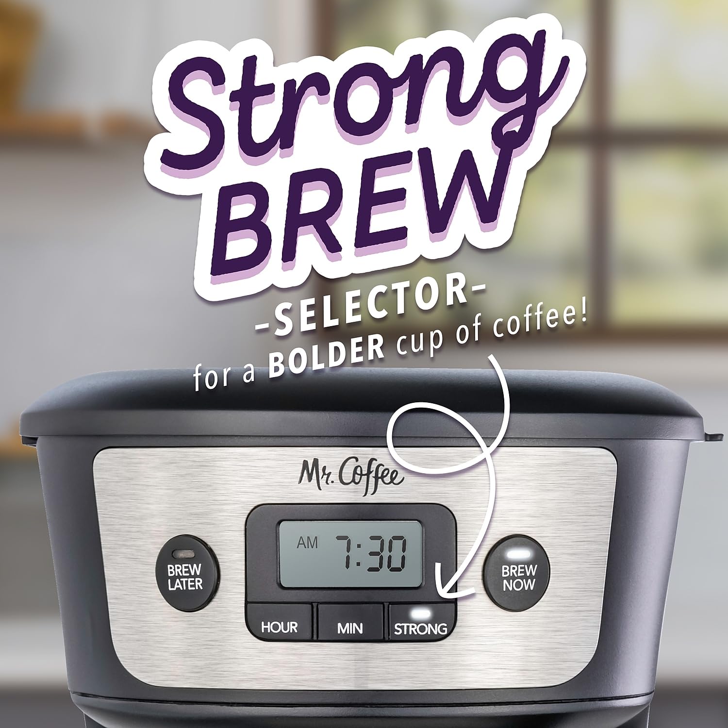 Mr. Coffee 12-Cup Programmable Coffee Maker with Auto Shut-Off - Black (2176620) - Perfect for Home, Office & Breakfast Nook