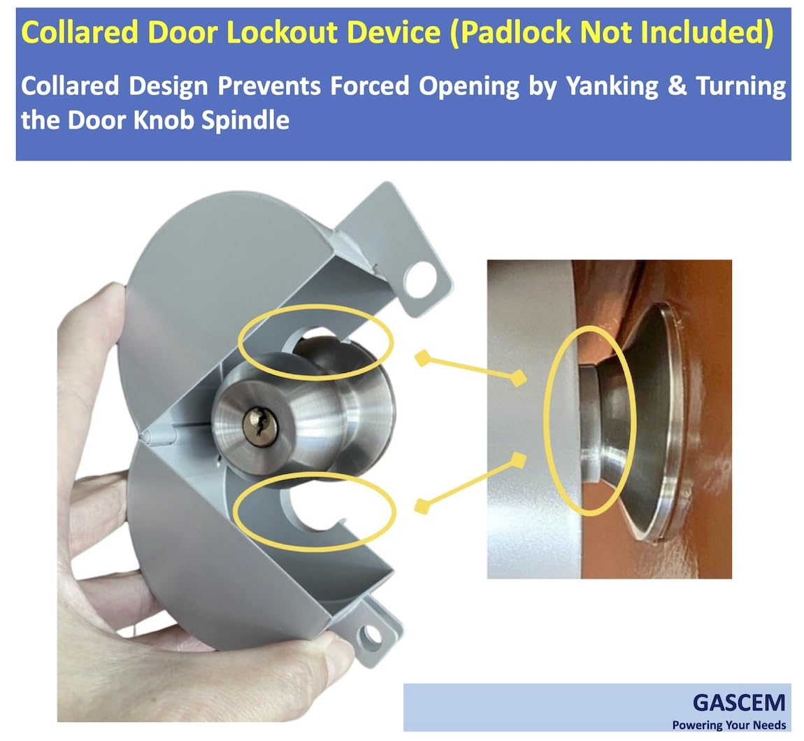 Childproof Door Knob Lock - Secure Handle Cover for Home Safety